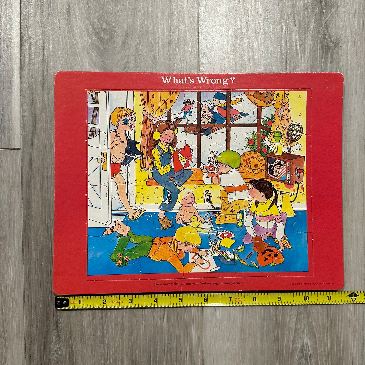 Highlights Whats Wrong? Puzzles, Set of 4