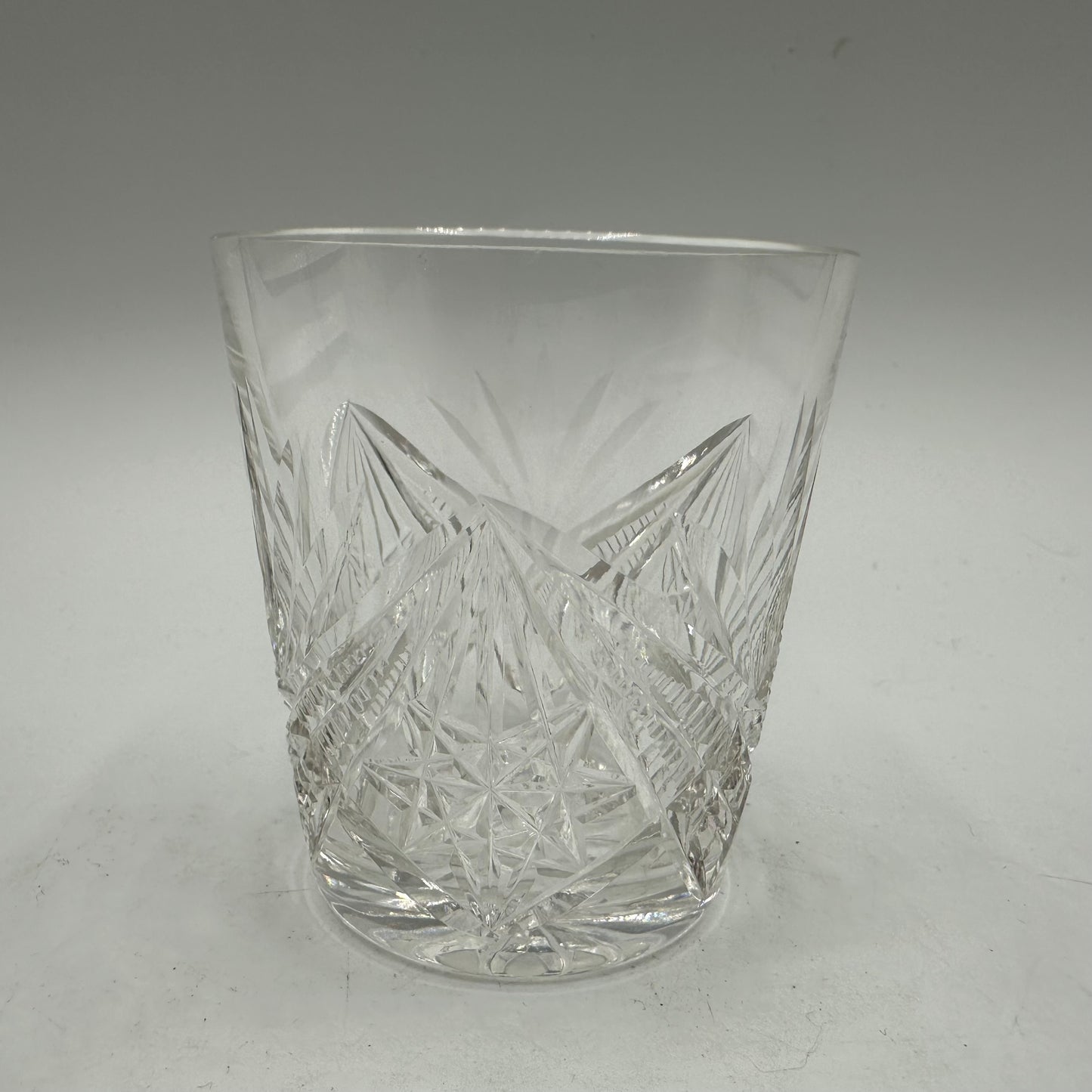 Crystal Whisky Tumbler Shot Glasses, Set of 3