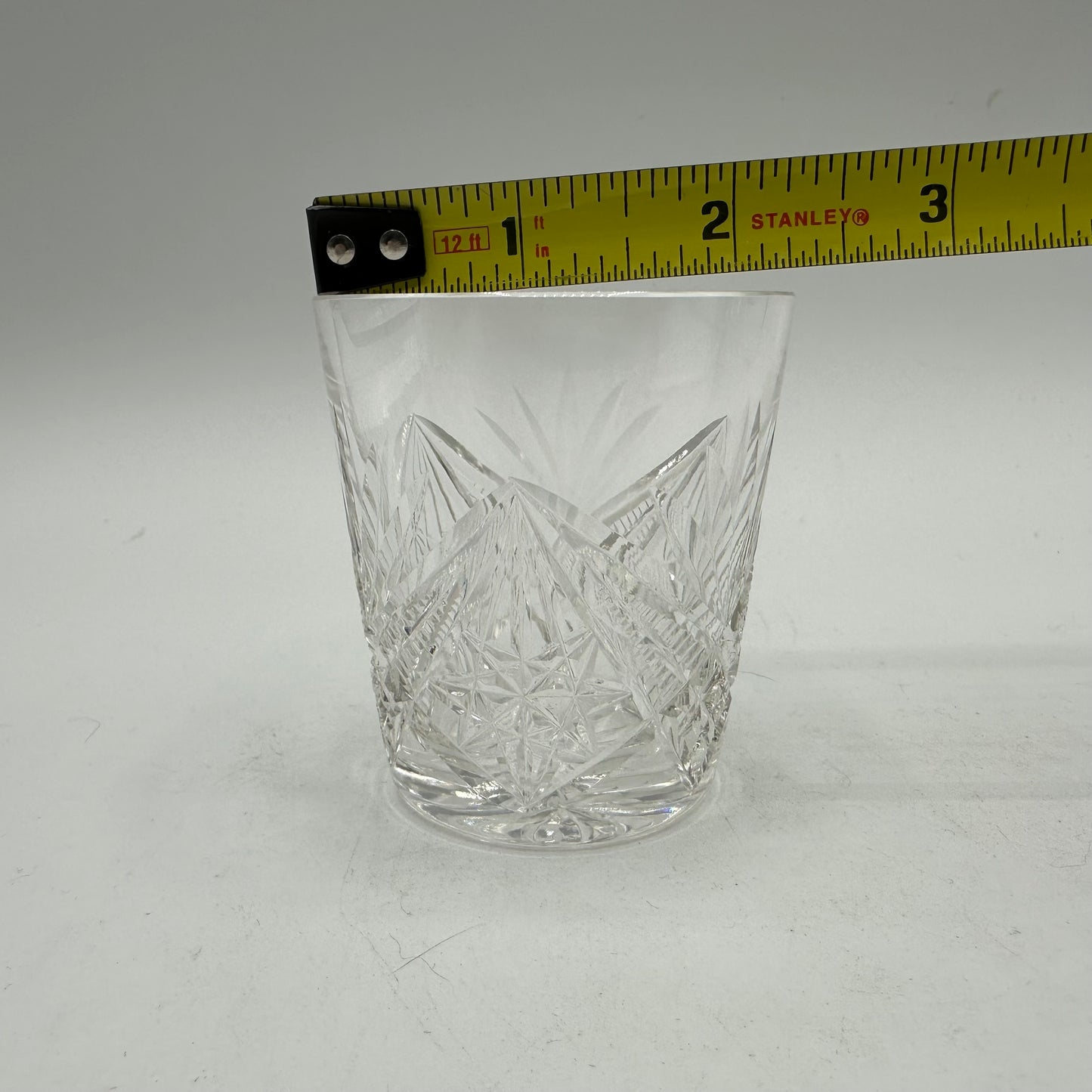 Crystal Whisky Tumbler Shot Glasses, Set of 3