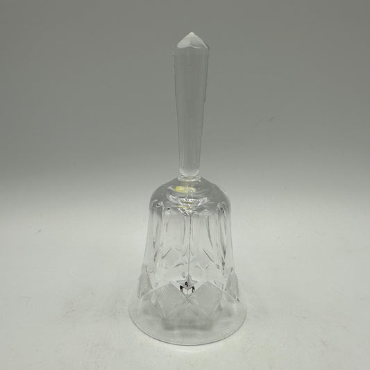 Clear Glass Bell, Etched