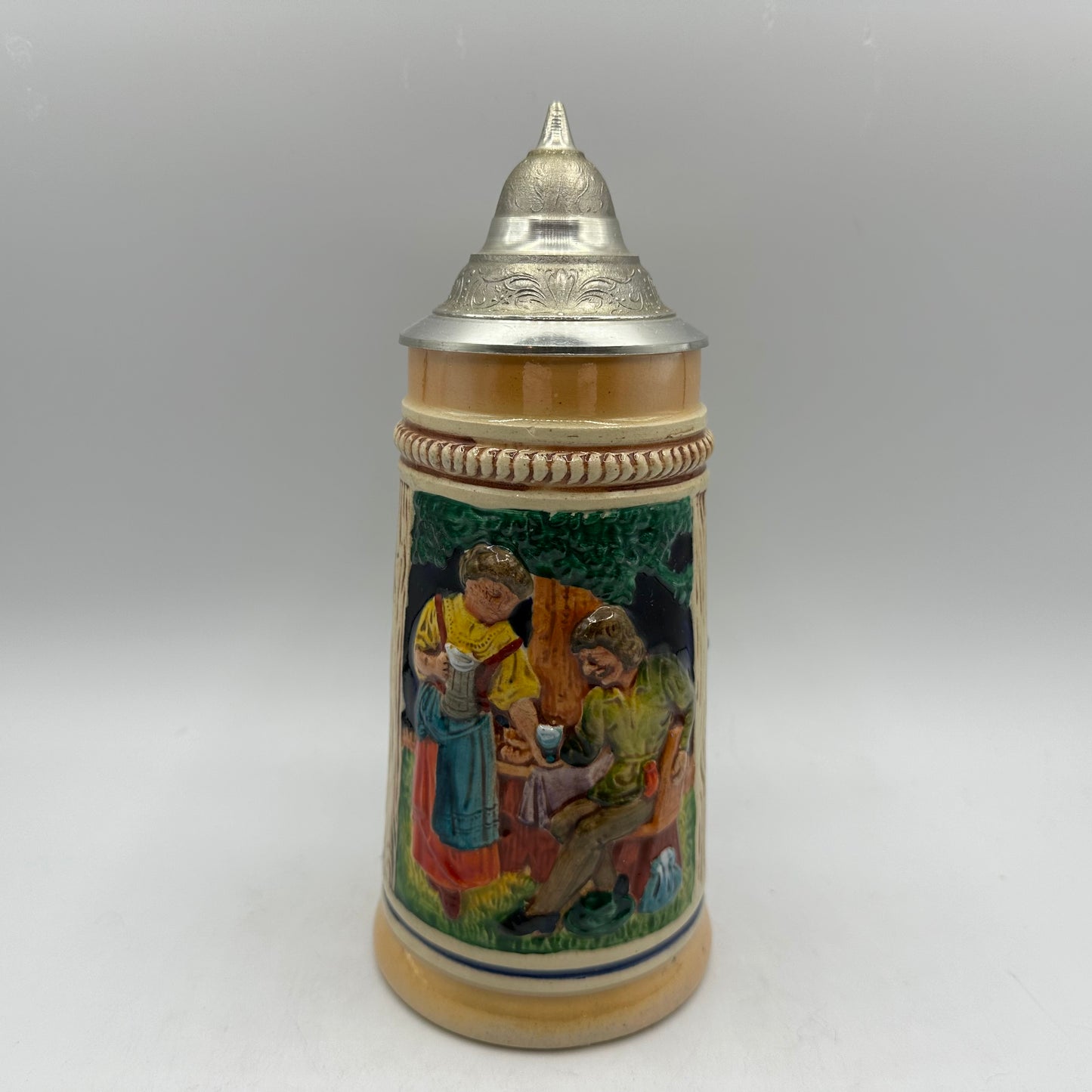 German Lidded Beer Stein, Made in Germany