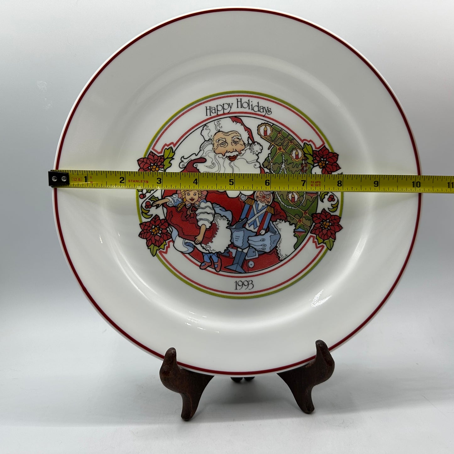 Corelle 1993 Christmas Plate Limited Edition