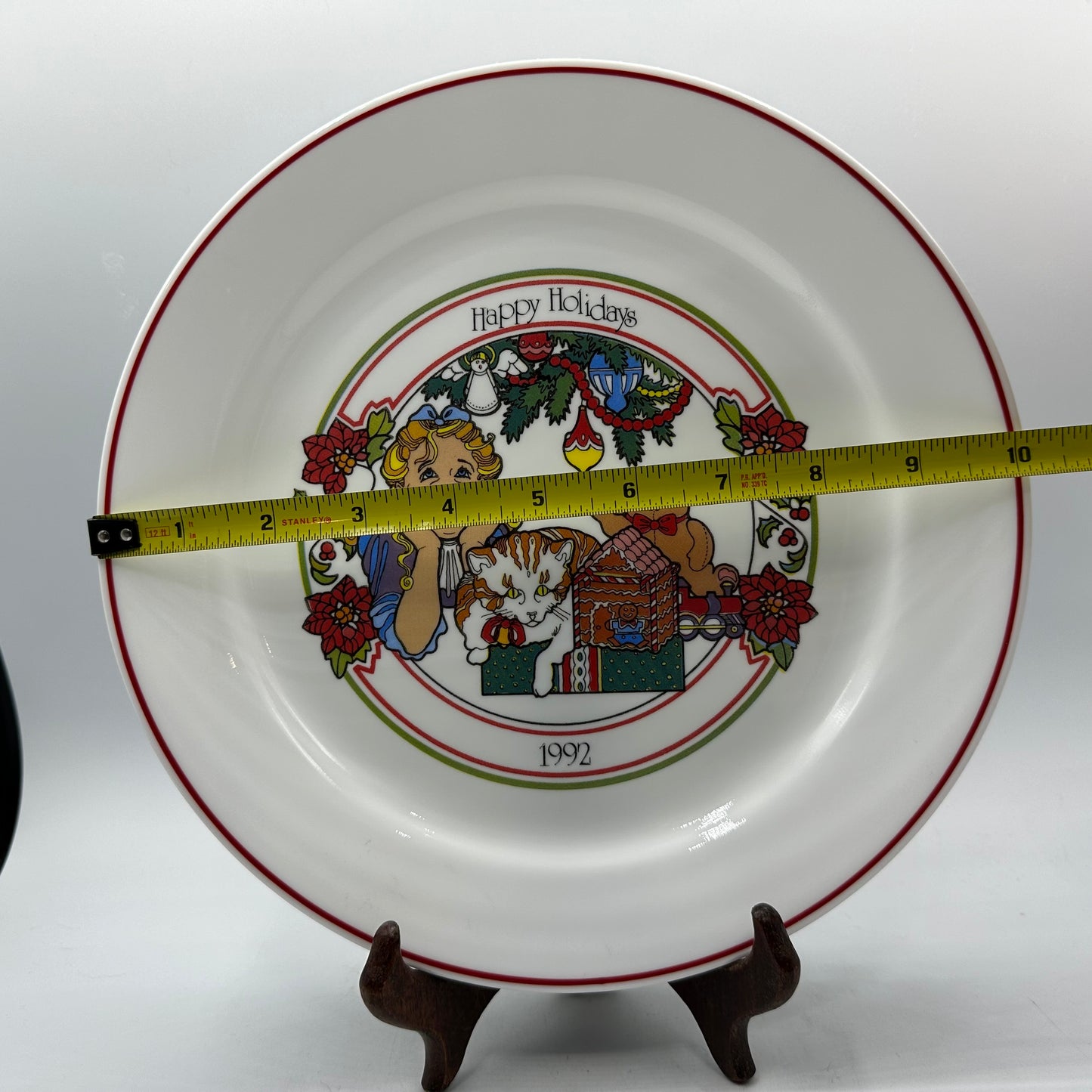 Corelle 1992 Christmas Plate Limited Edition