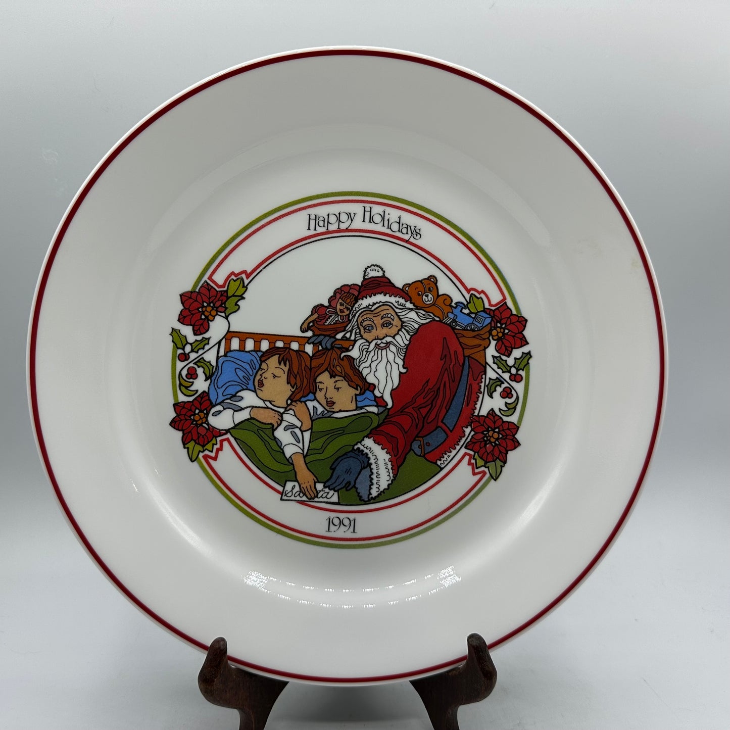 Corelle 1991 Christmas Plate Limited Edition