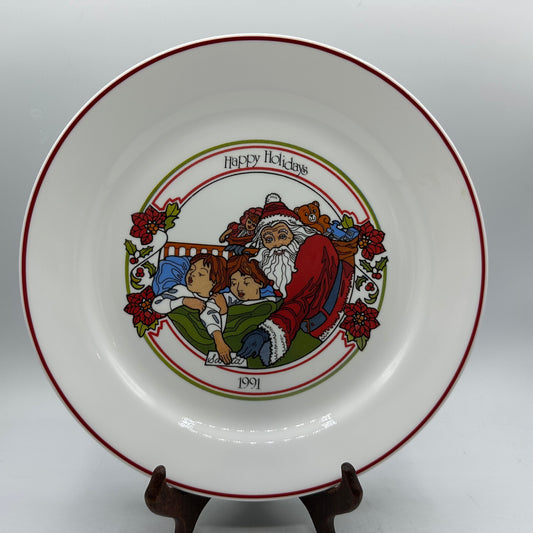 Corelle 1991 Christmas Plate Limited Edition