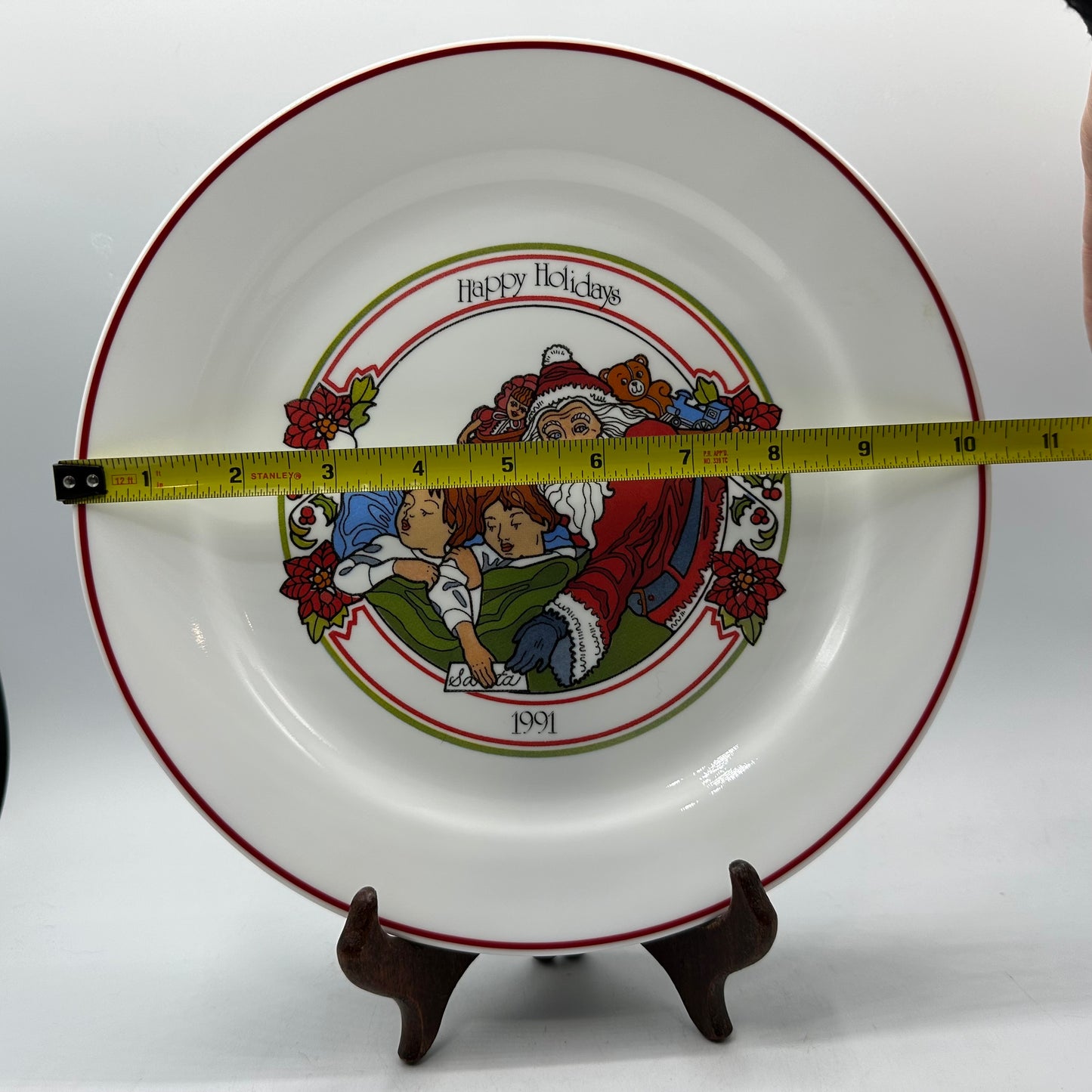 Corelle 1991 Christmas Plate Limited Edition