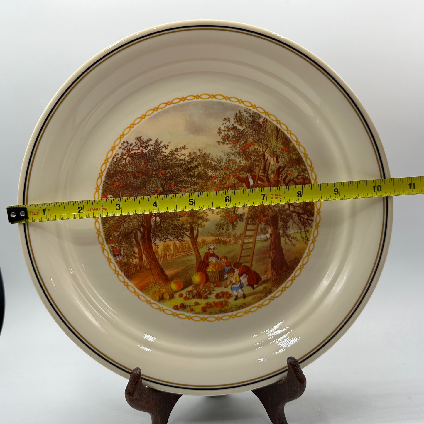 Corner Stone by Corning, Apple Orchard Harvest Collector Plate, Employee Gift