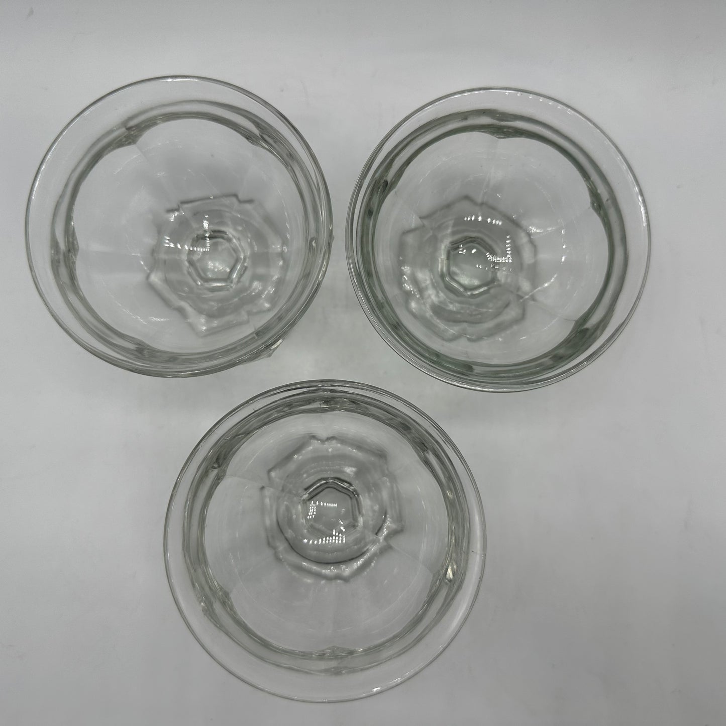 Libby Clear Glass Dessert Dishes, Set of 3