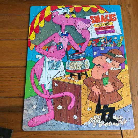 Vintage Pink Panther 100 Piece Jigsaw Puzzle #4605 - Nostalgia 2 Now