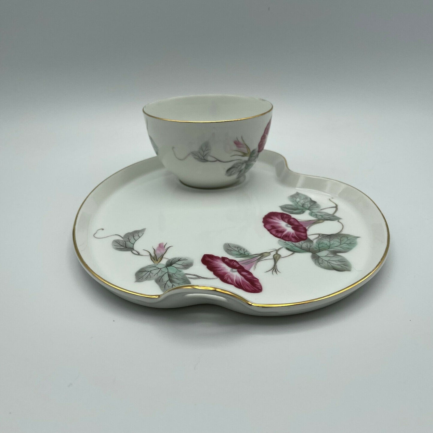 Vintage Noritake Snack Tray Morning Glory Pattern - Nostalgia 2 Now