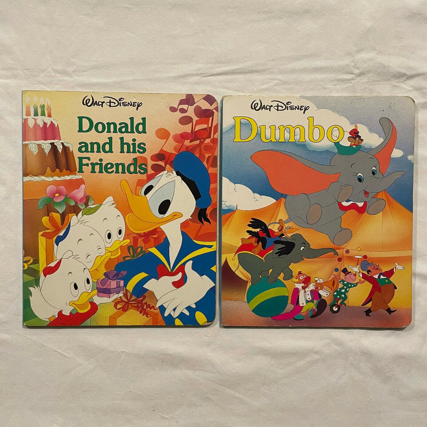 Set of 6 Disney Classic Board Books from 1987 - Nostalgia 2 Now