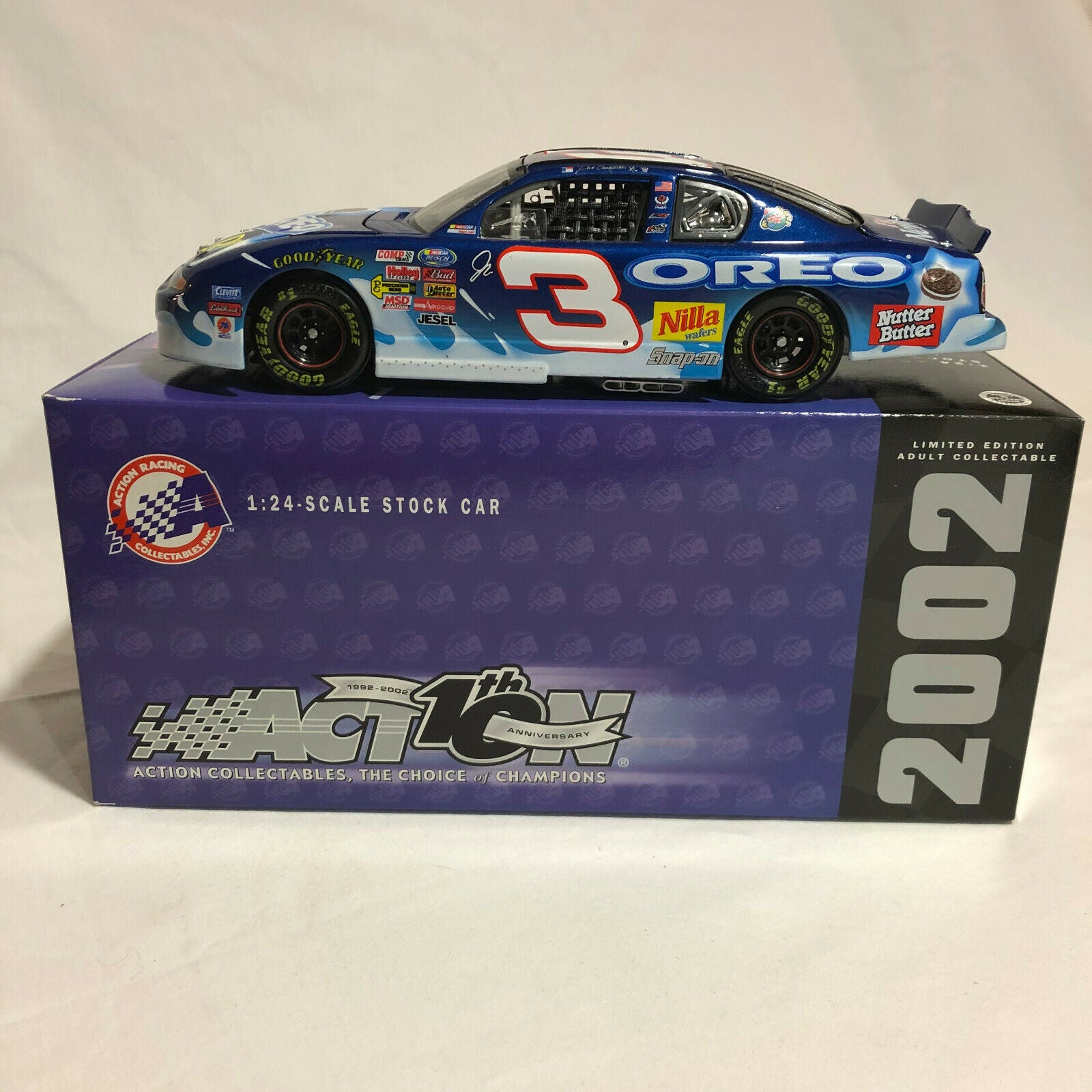 1:24 Dale Earnhardt Jr #3 Oreo/Ritz 2002 Monte Carlo Action NASCAR