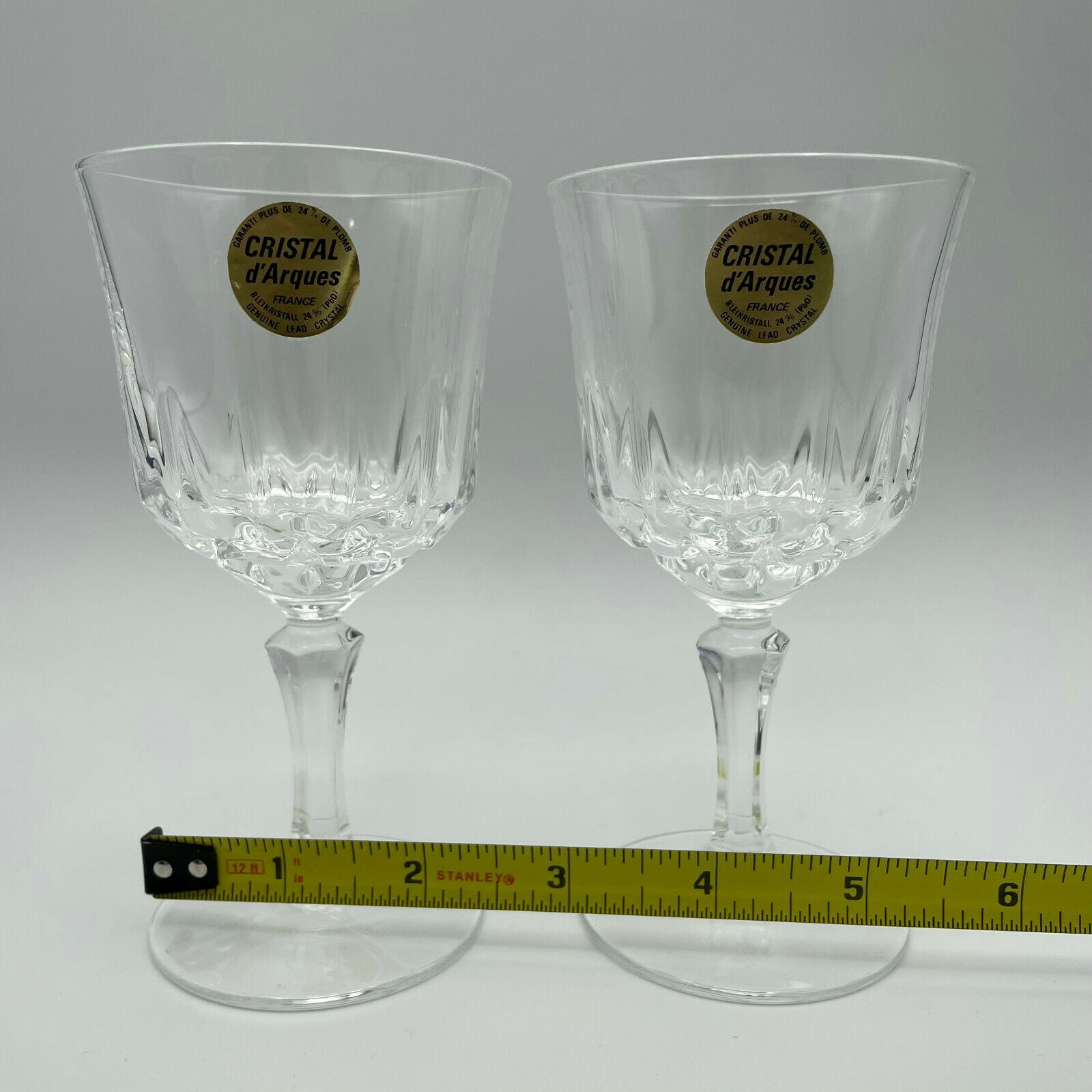 Vintage French Wine Glasses (set of 5)