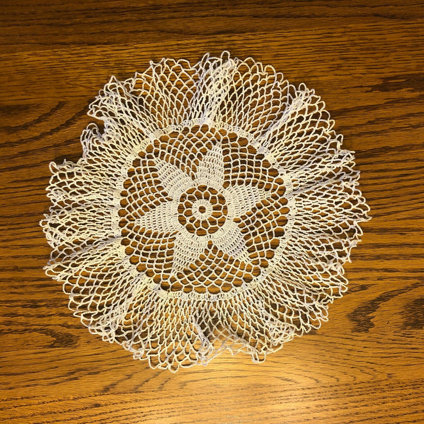 Set of 2, Vintage Handmade Crochet Small Doilies- Beautiful - Nostalgia 2 Now