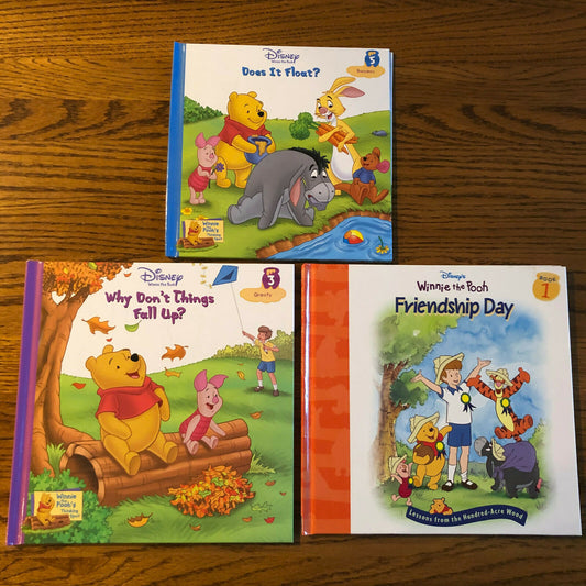 Lot of 3 Disney's Winnie the Pooh Books - Nostalgia 2 Now