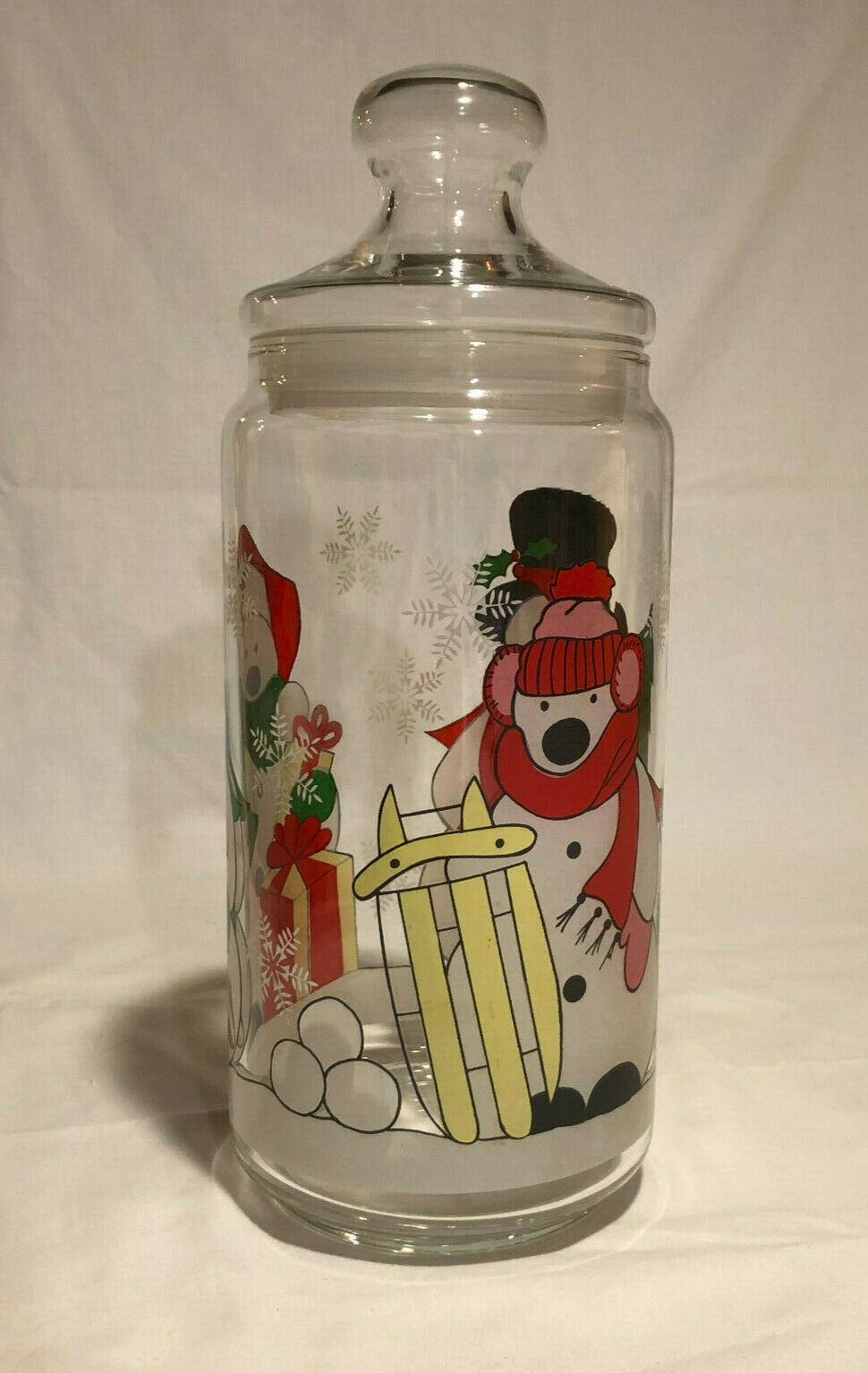 Polar Bear Glass Apothecary or Candy Jar or Canister- Super Cute! - Nostalgia 2 Now