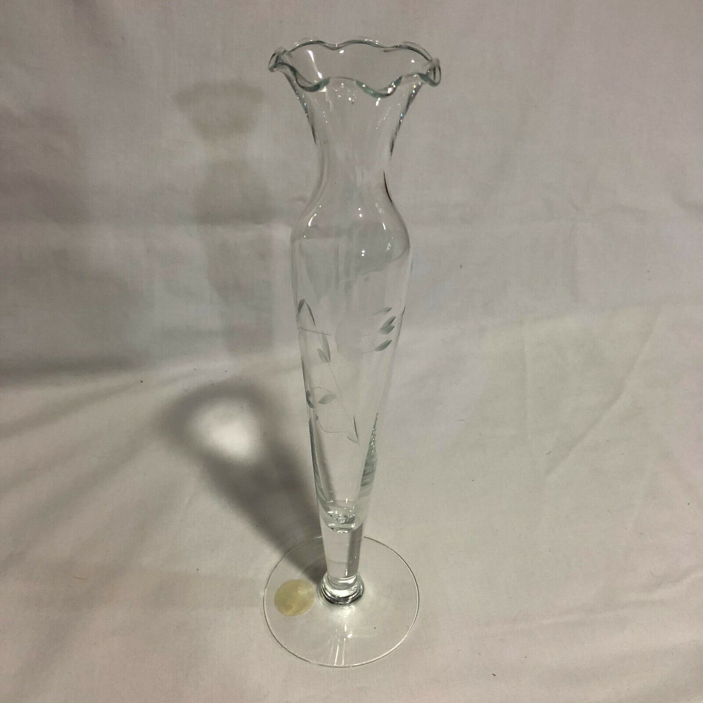 Vintage Princess House Heritage 10” Bud Vase Crystal - Nostalgia 2 Now
