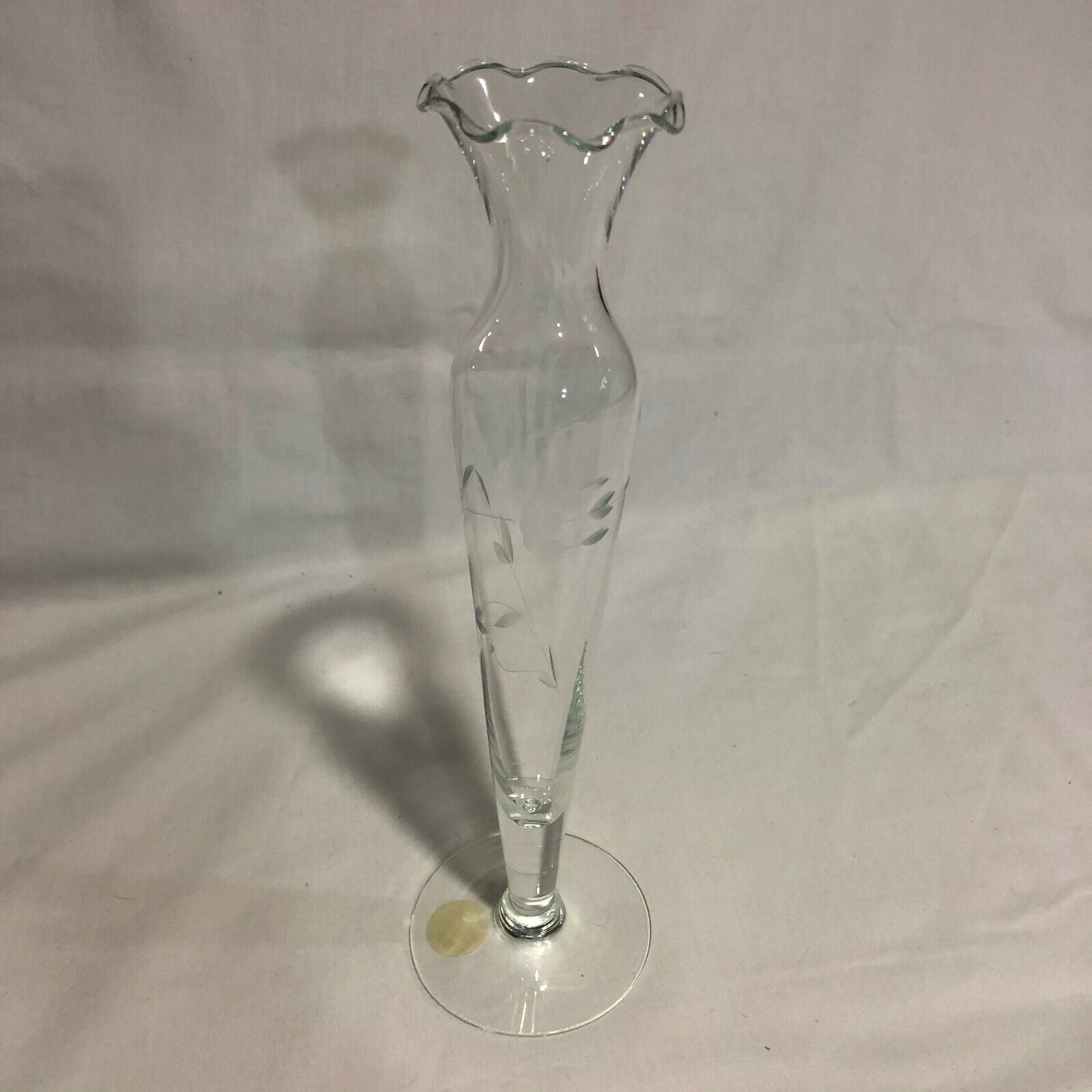 Vintage Princess House Heritage 10” Bud Vase Crystal - Nostalgia 2 Now