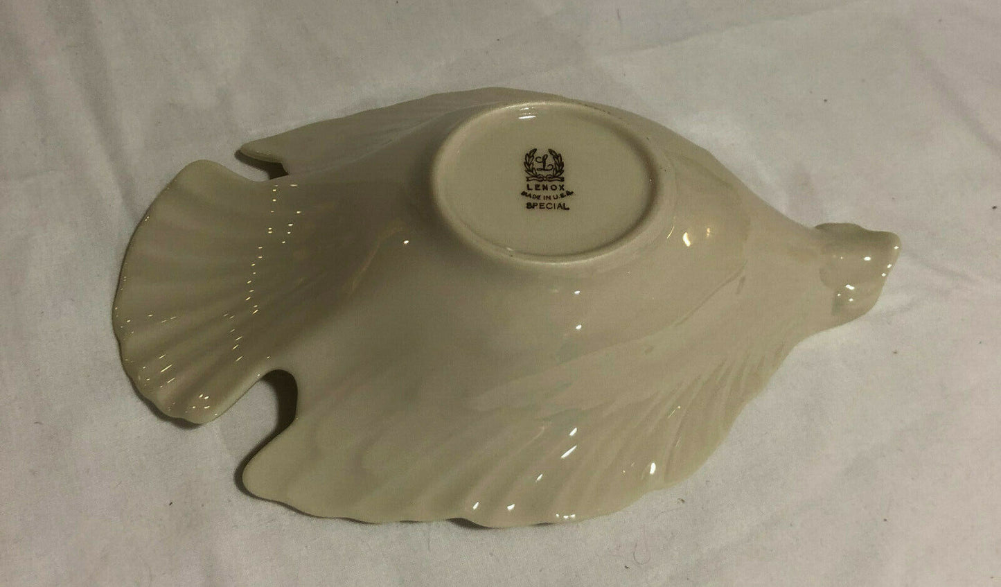 Lenox Dove Candy/Nut/Trinket/Jewelry Dish Bowl Ivory Excellent Condition - Nostalgia 2 Now