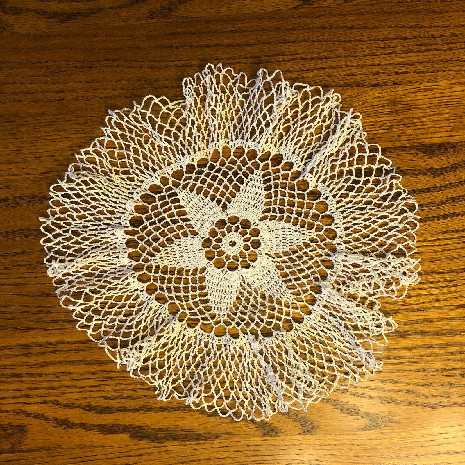 Set of 2, Vintage Handmade Crochet Small Doilies- Beautiful - Nostalgia 2 Now