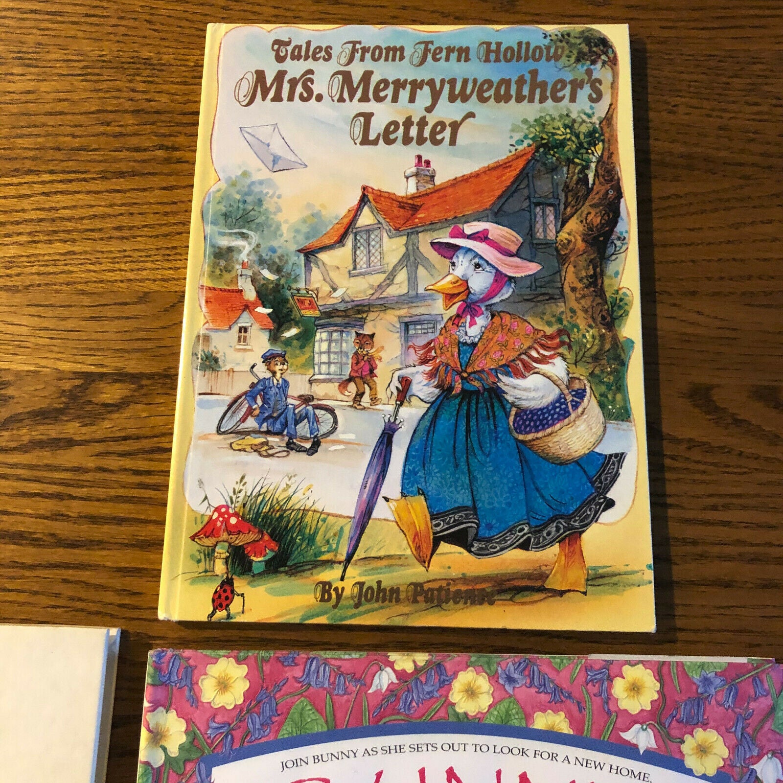 Lot of 3 Books- Petter Rabbit, Mrs Merryweather and The Bunny of Bluebell Hill - Nostalgia 2 Now