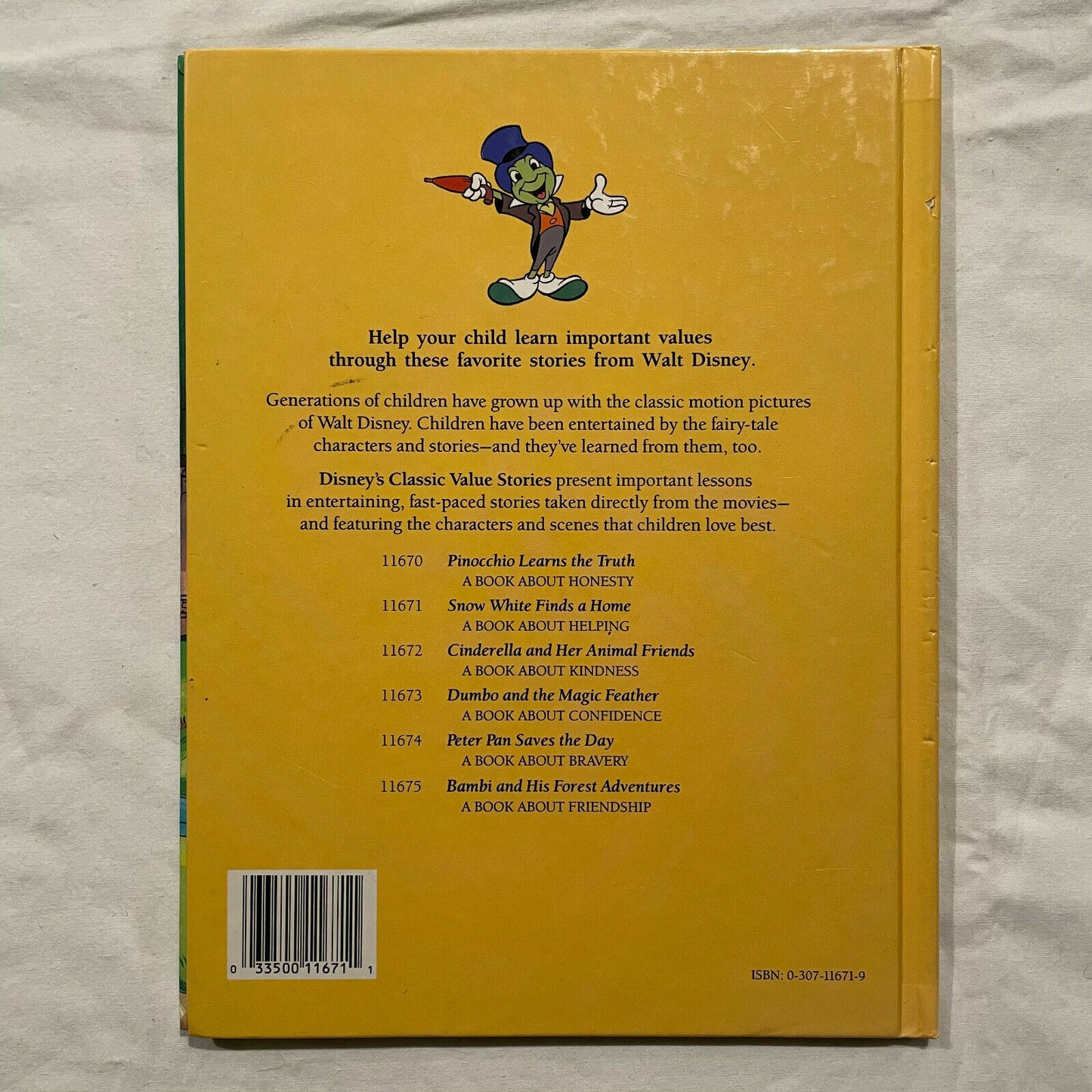 Set of 4 Hard Cover Disney Golden Books from 1987 and 1990 - Nostalgia 2 Now