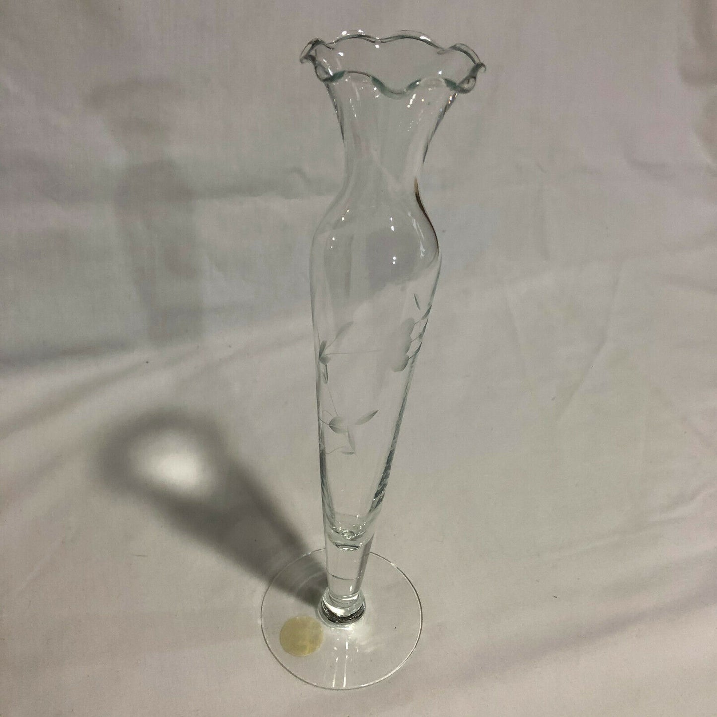 Vintage Princess House Heritage 10” Bud Vase Crystal - Nostalgia 2 Now