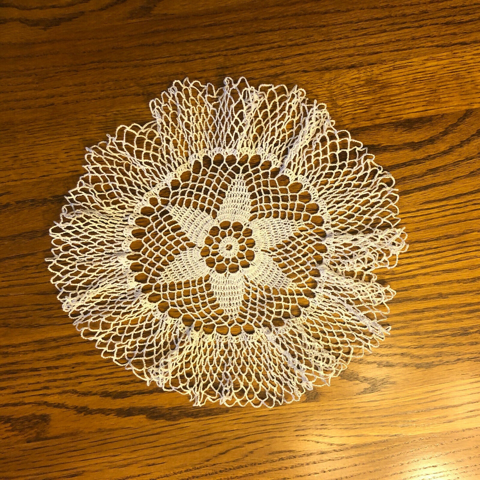 Set of 2, Vintage Handmade Crochet Small Doilies- Beautiful - Nostalgia 2 Now