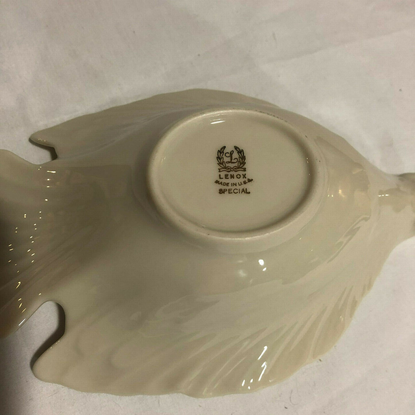 Lenox Dove Candy/Nut/Trinket/Jewelry Dish Bowl Ivory Excellent Condition - Nostalgia 2 Now