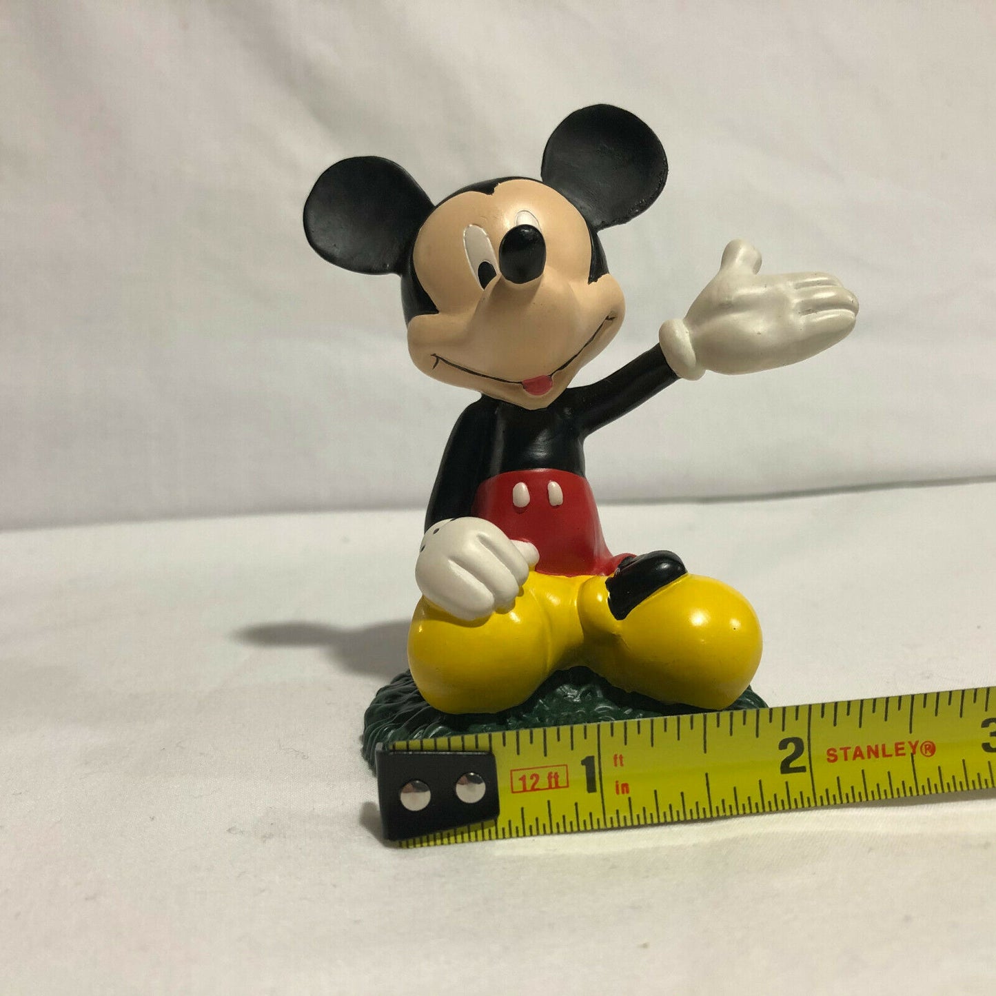 Mickey Mouse Figurine Sitting Legs Crossed on Grass - Nostalgia 2 Now