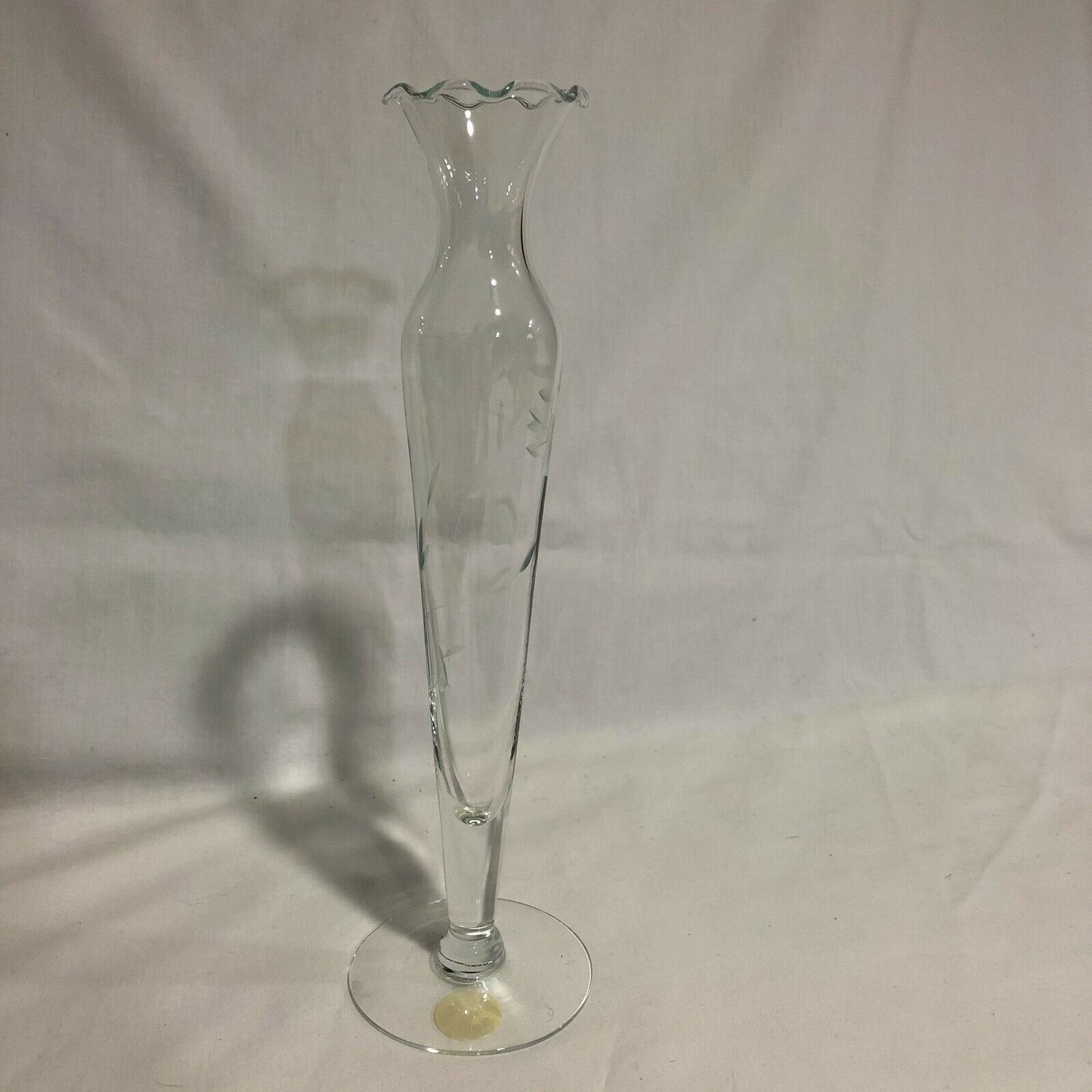 Vintage Princess House Heritage 10” Bud Vase Crystal - Nostalgia 2 Now