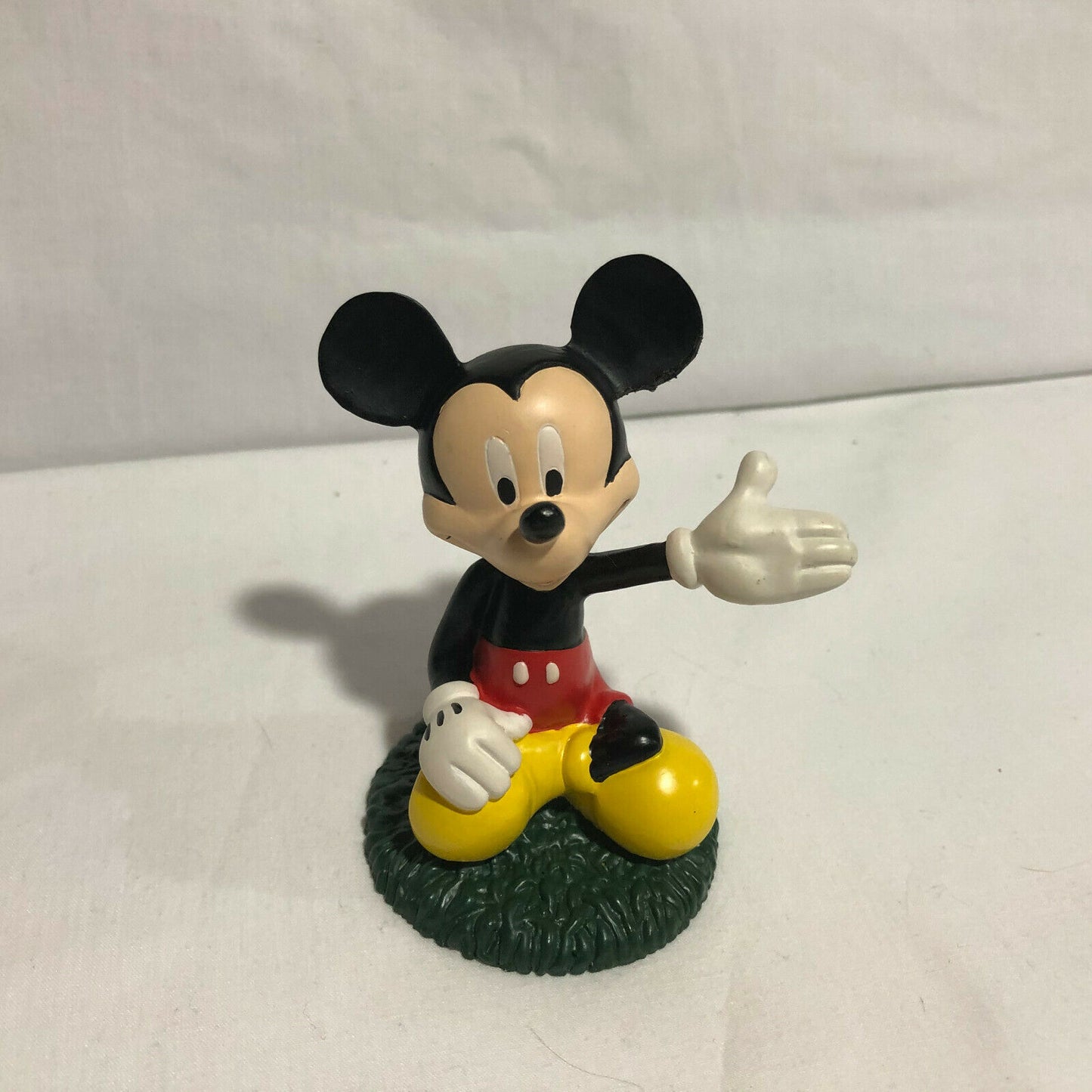 Mickey Mouse Figurine Sitting Legs Crossed on Grass - Nostalgia 2 Now