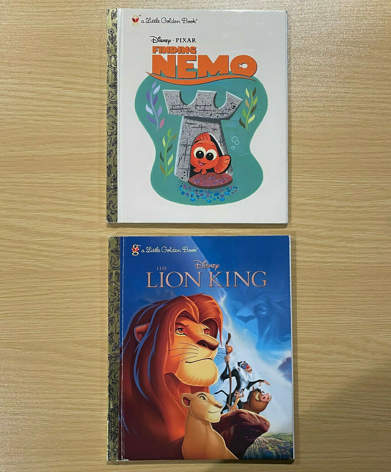 Disney Little Golden Books - Finding Nemo & Lion King - Nostalgia 2 Now