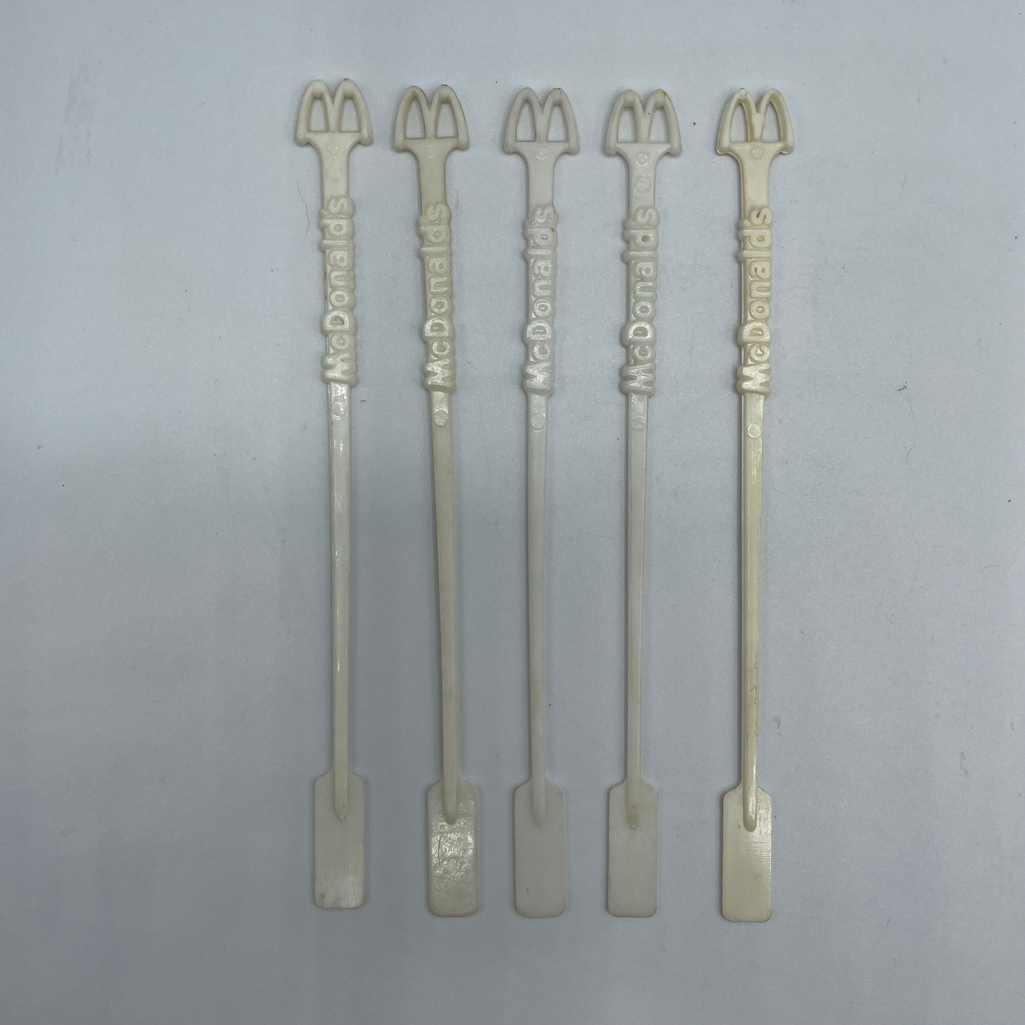 McDonald's 1990's Paddle Coffee Stirrers, Lot of 5