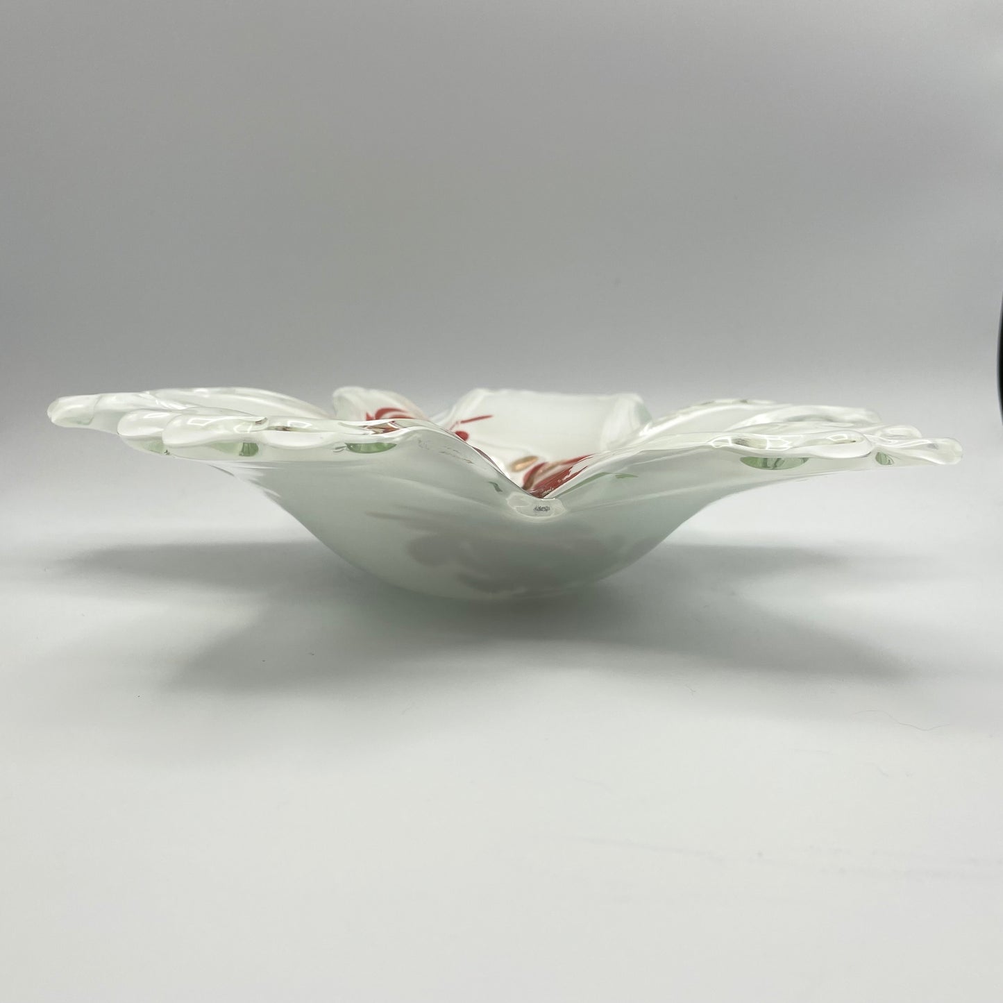 Vintage Vetreria Fratelli Toso Murano Art Glass Bowl