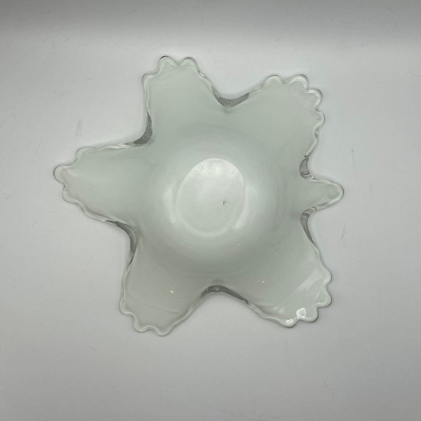 Vintage Vetreria Fratelli Toso Murano Art Glass Bowl