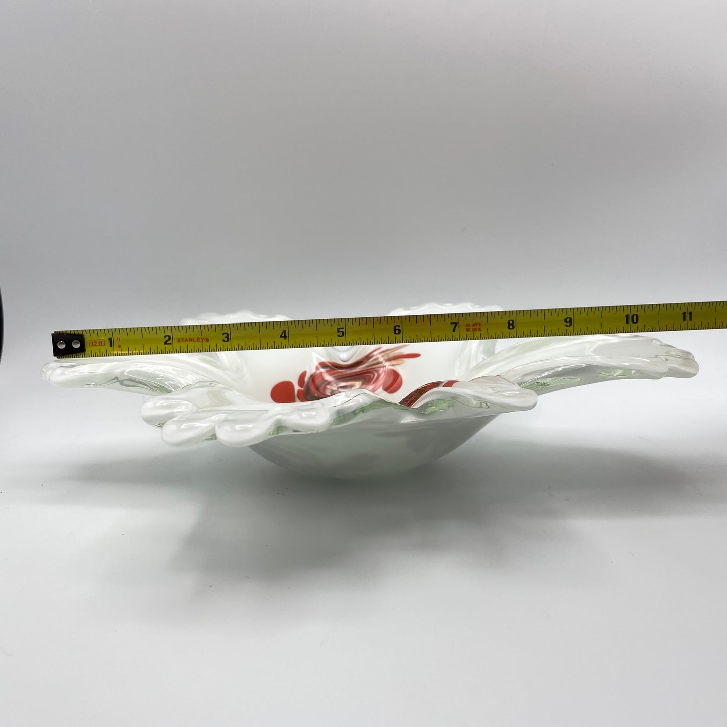 Vintage Vetreria Fratelli Toso Murano Art Glass Bowl