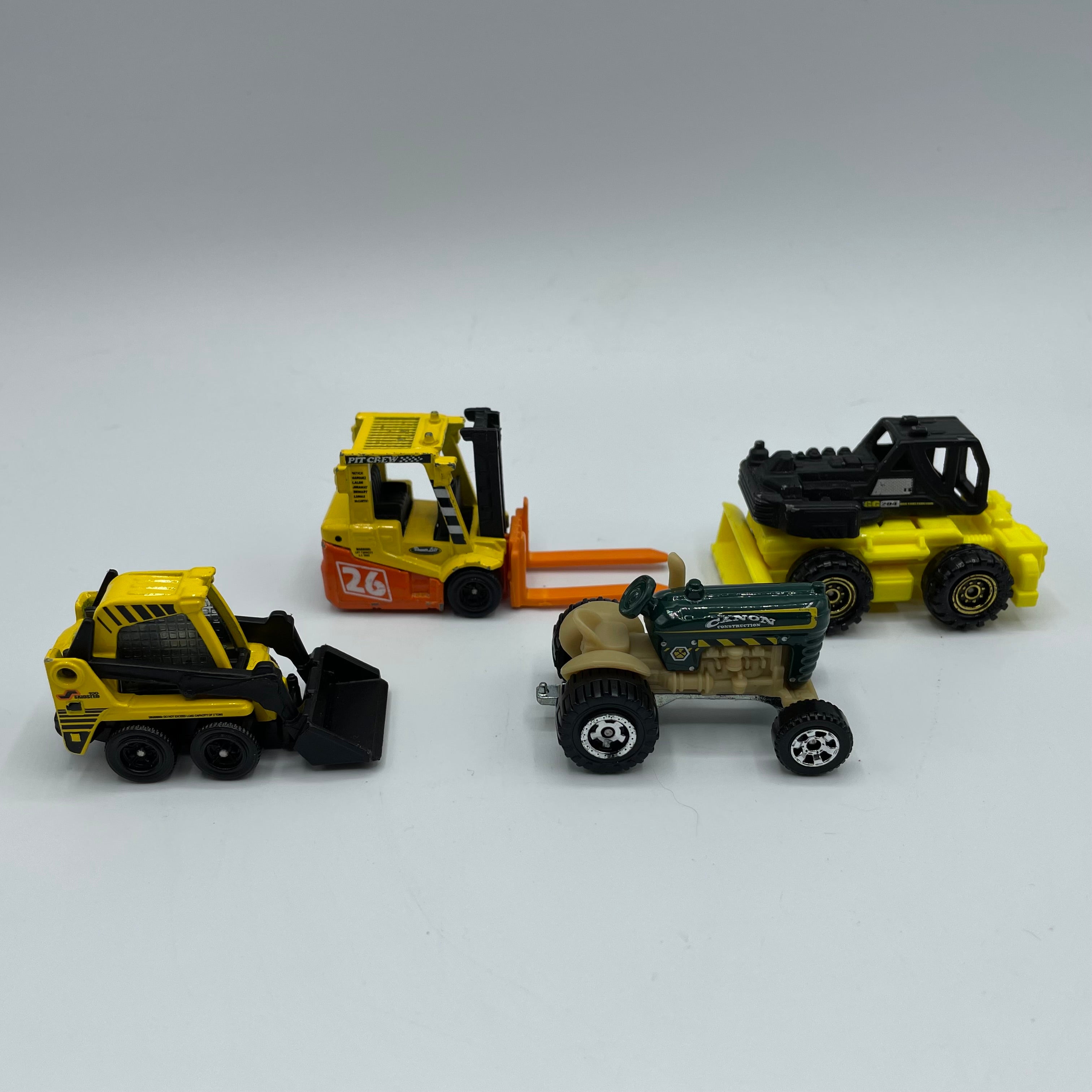 Matchbox Diecast Tractors and Equipment Vehicles Lot