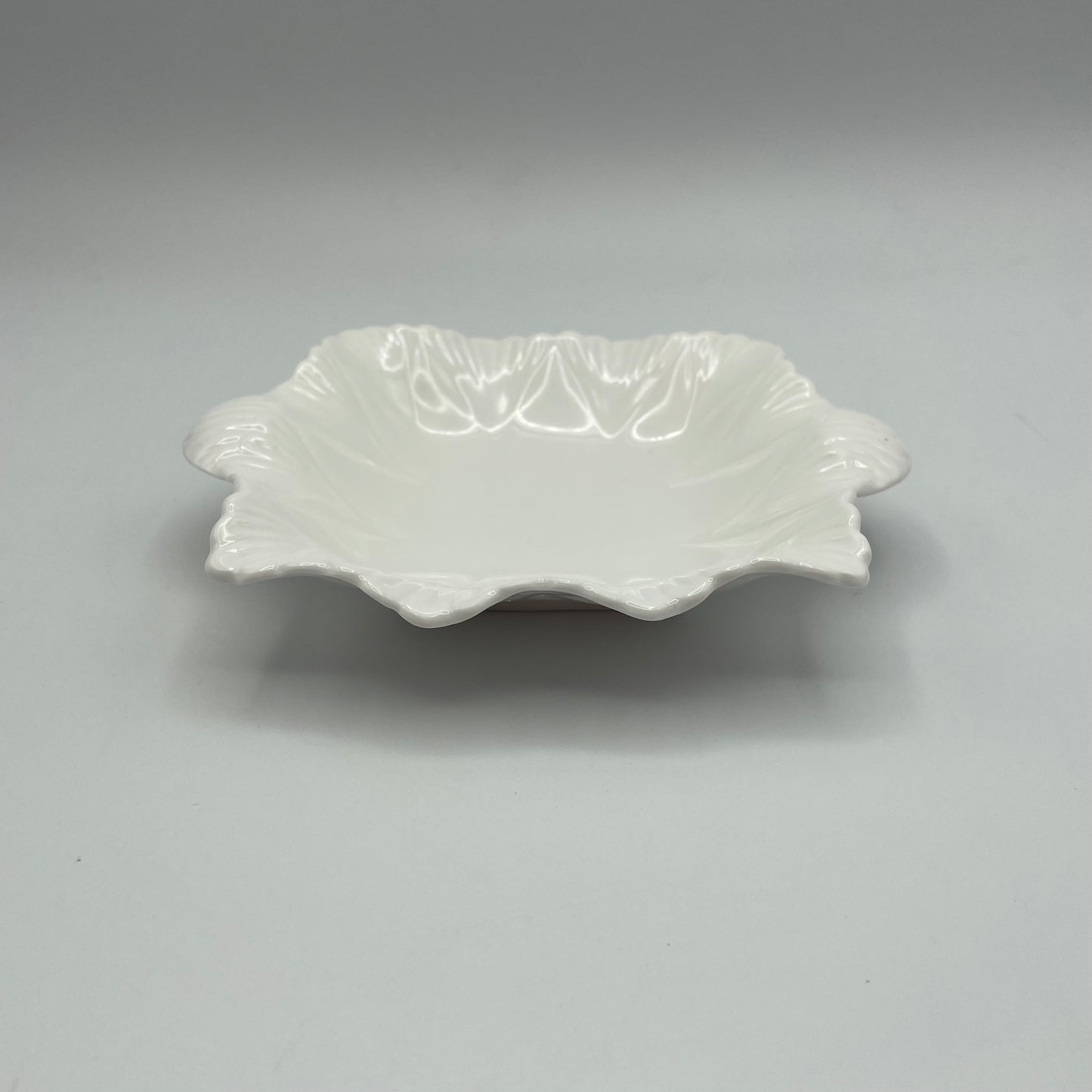 Shelley White Trinket Dish Bone China English