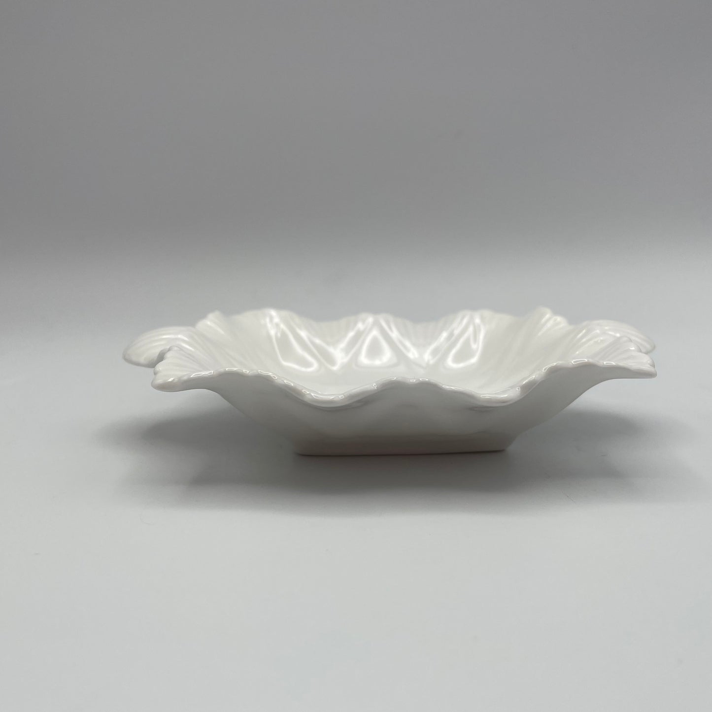 Shelley White Trinket Dish Bone China English