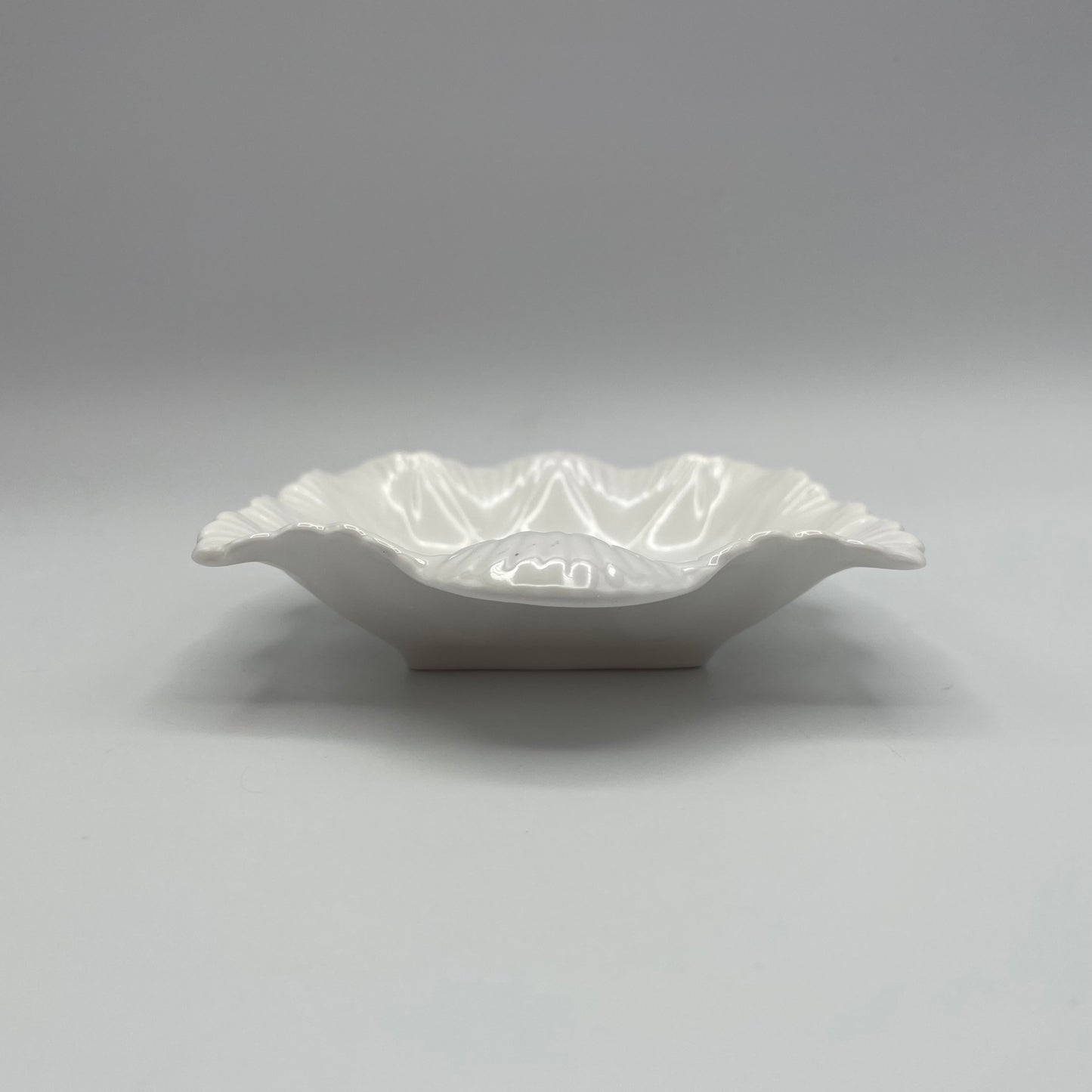 Shelley White Trinket Dish Bone China English