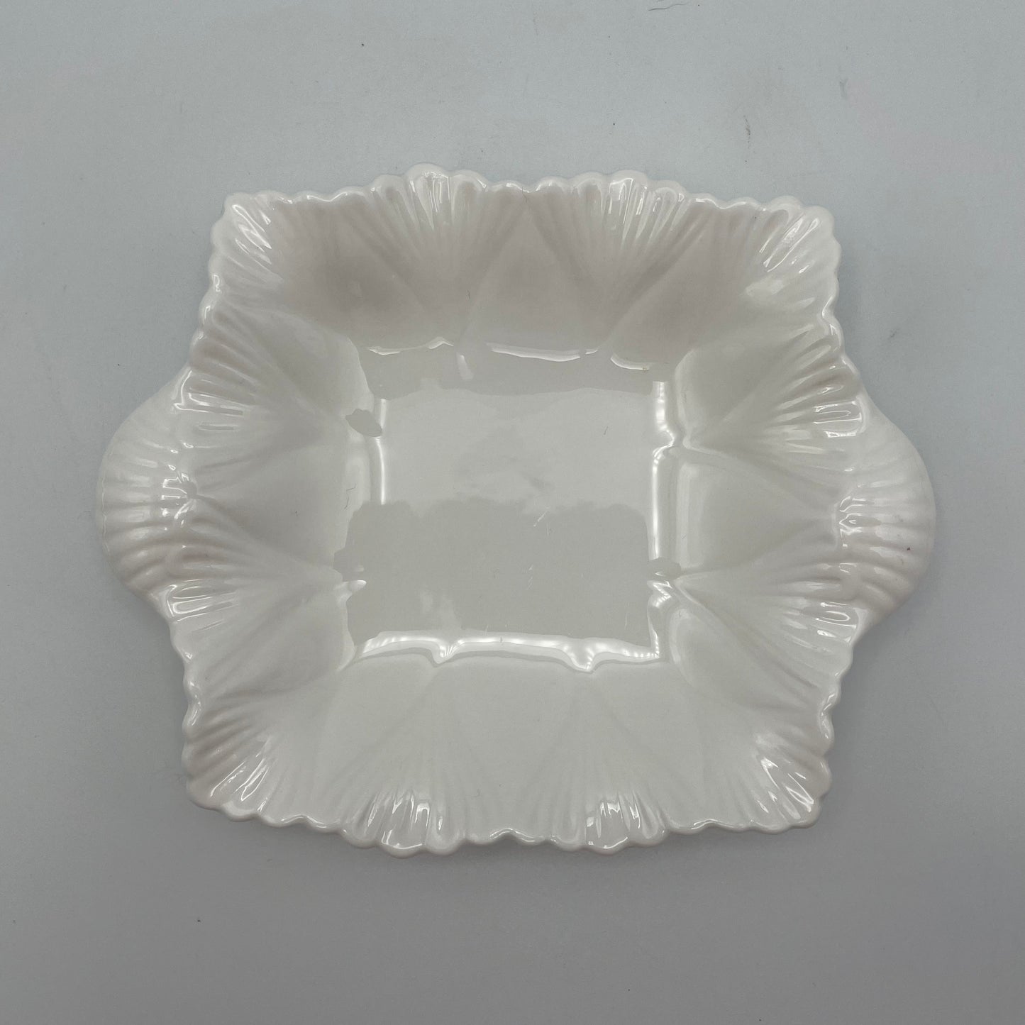 Shelley White Trinket Dish Bone China English