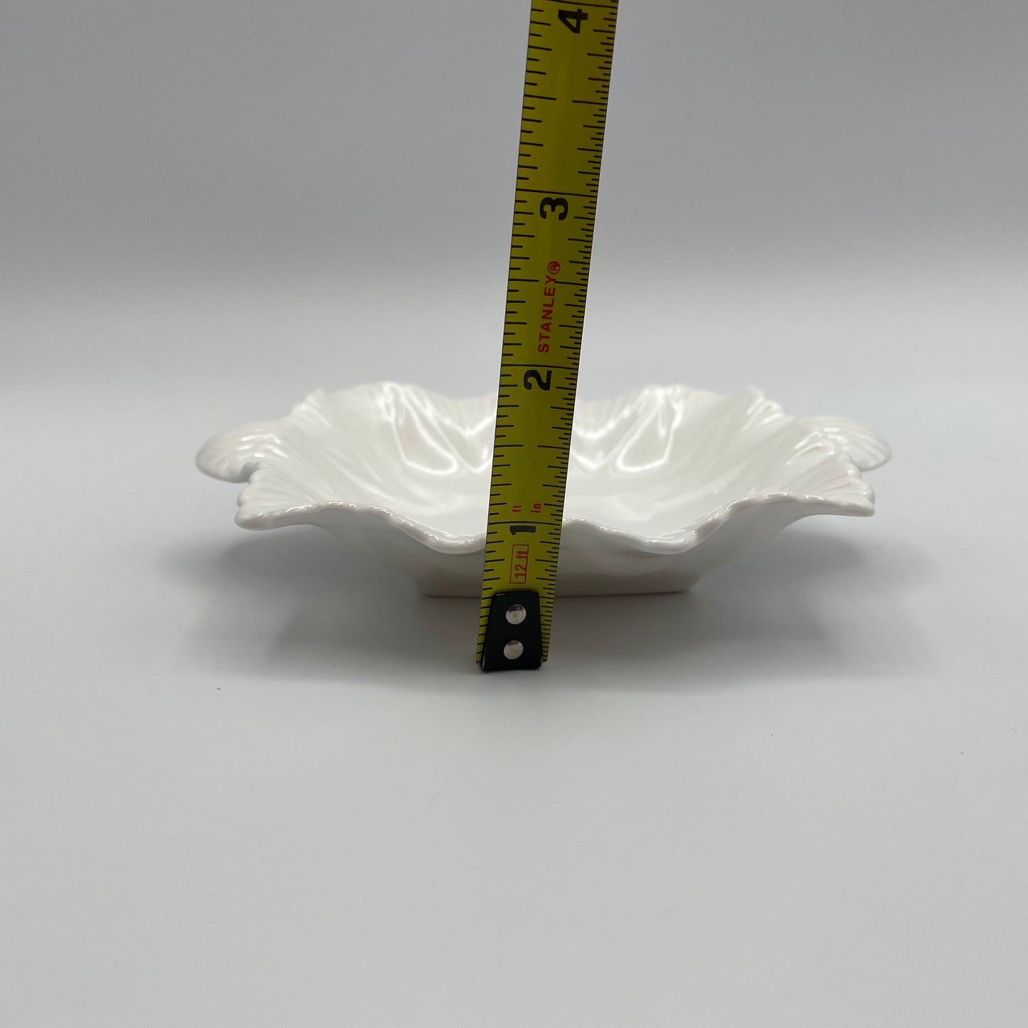 Shelley White Trinket Dish Bone China English