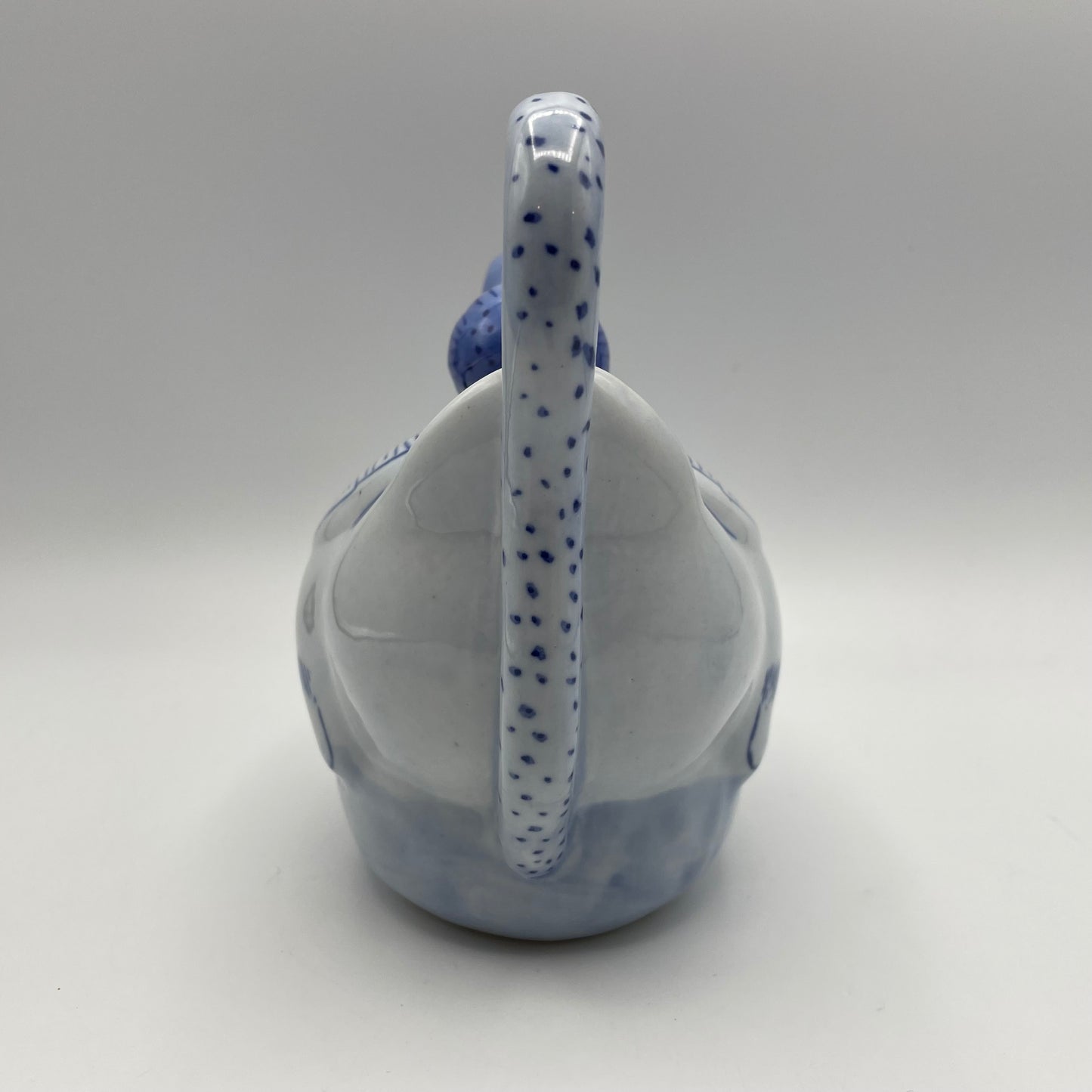 Blue & White Duck Ceramic Teapot