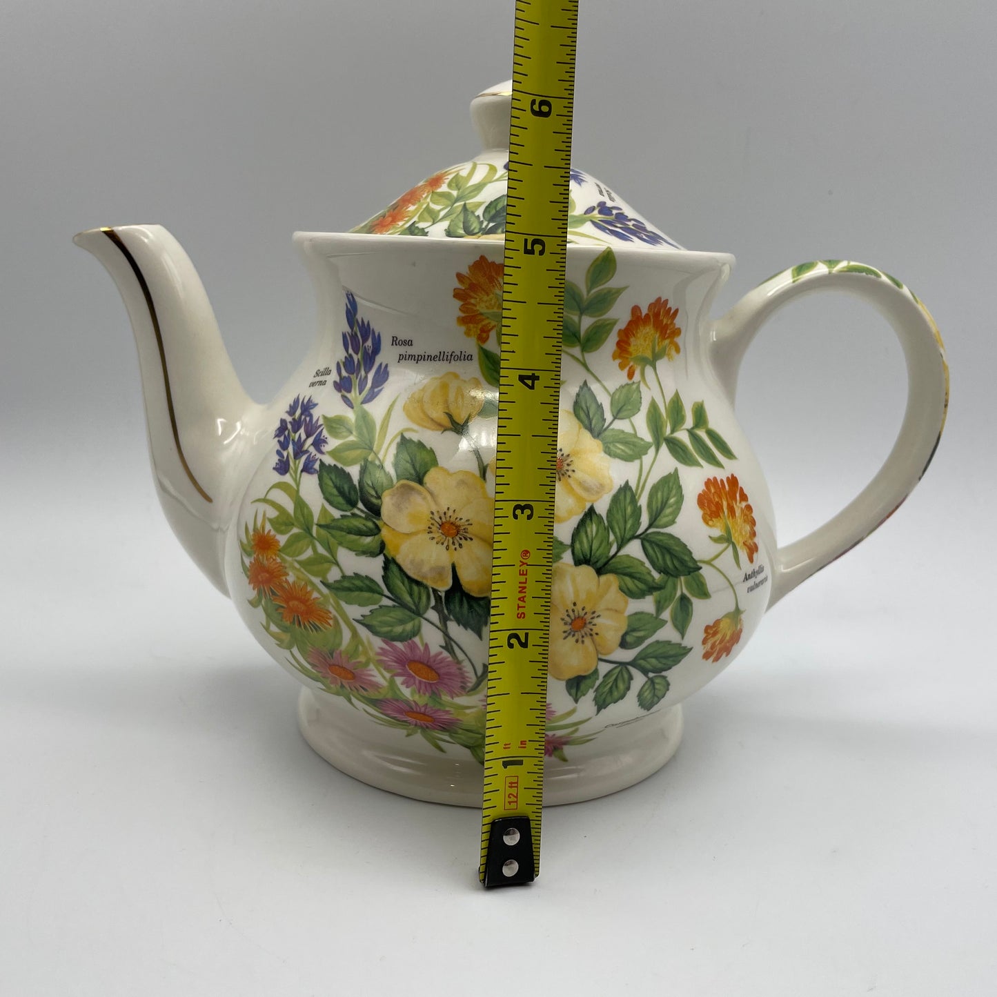 Sadler Teapot Floral Design & Flower Names