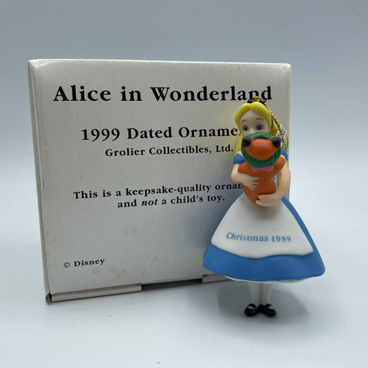 Grolier Inc. 1999 Alice in Wonderland Christmas Ornament #35500-986