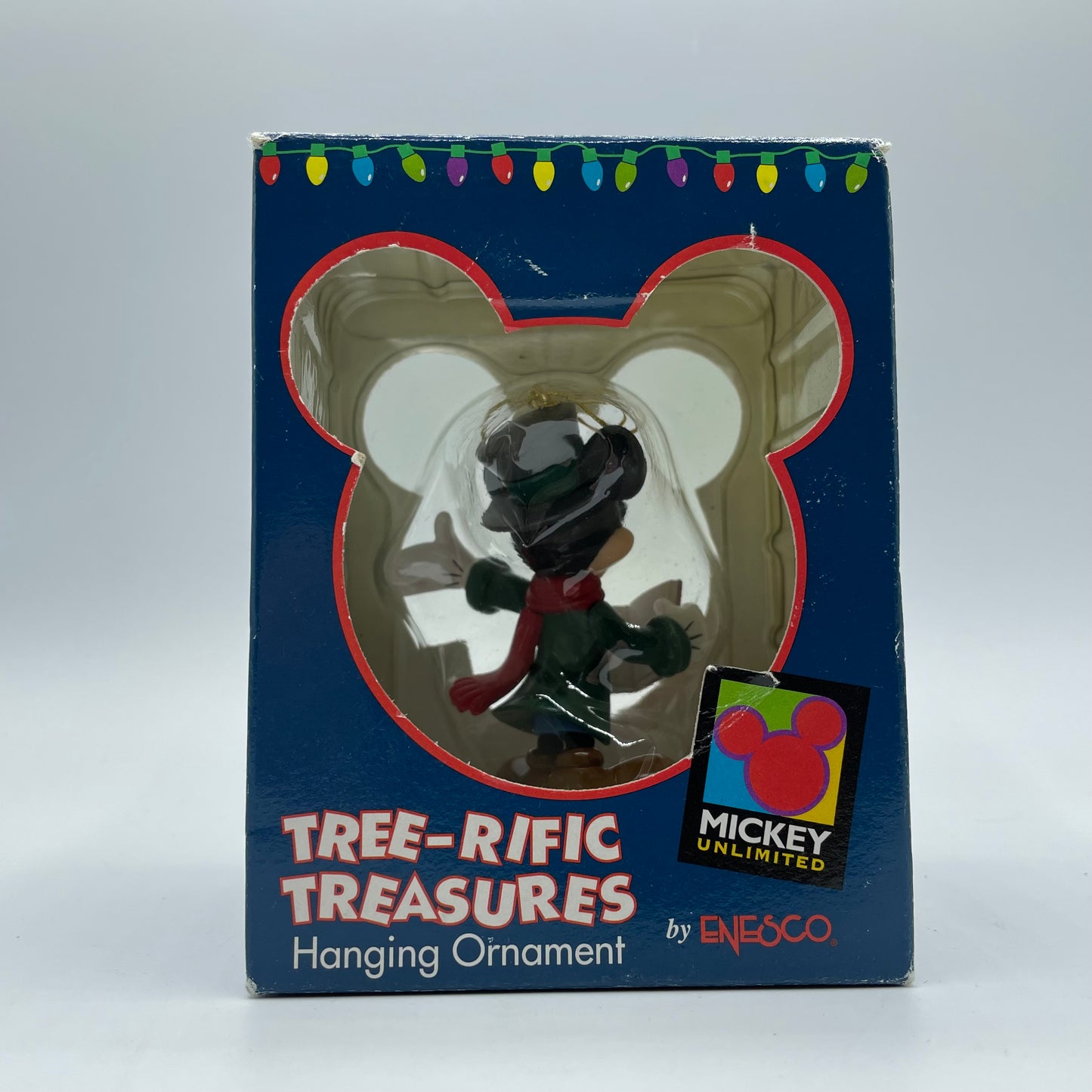 Disney Enesco Tree-rific Treasures Caroling Mickey Mouse Christmas Ornament