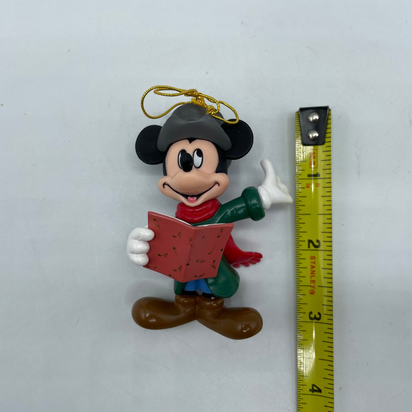 Disney Enesco Tree-rific Treasures Caroling Mickey Mouse Christmas Ornament