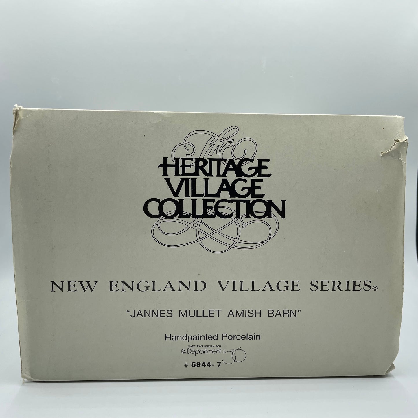 Dept. 56 Heritage Village Collection Jannes Mullet Amish Barn