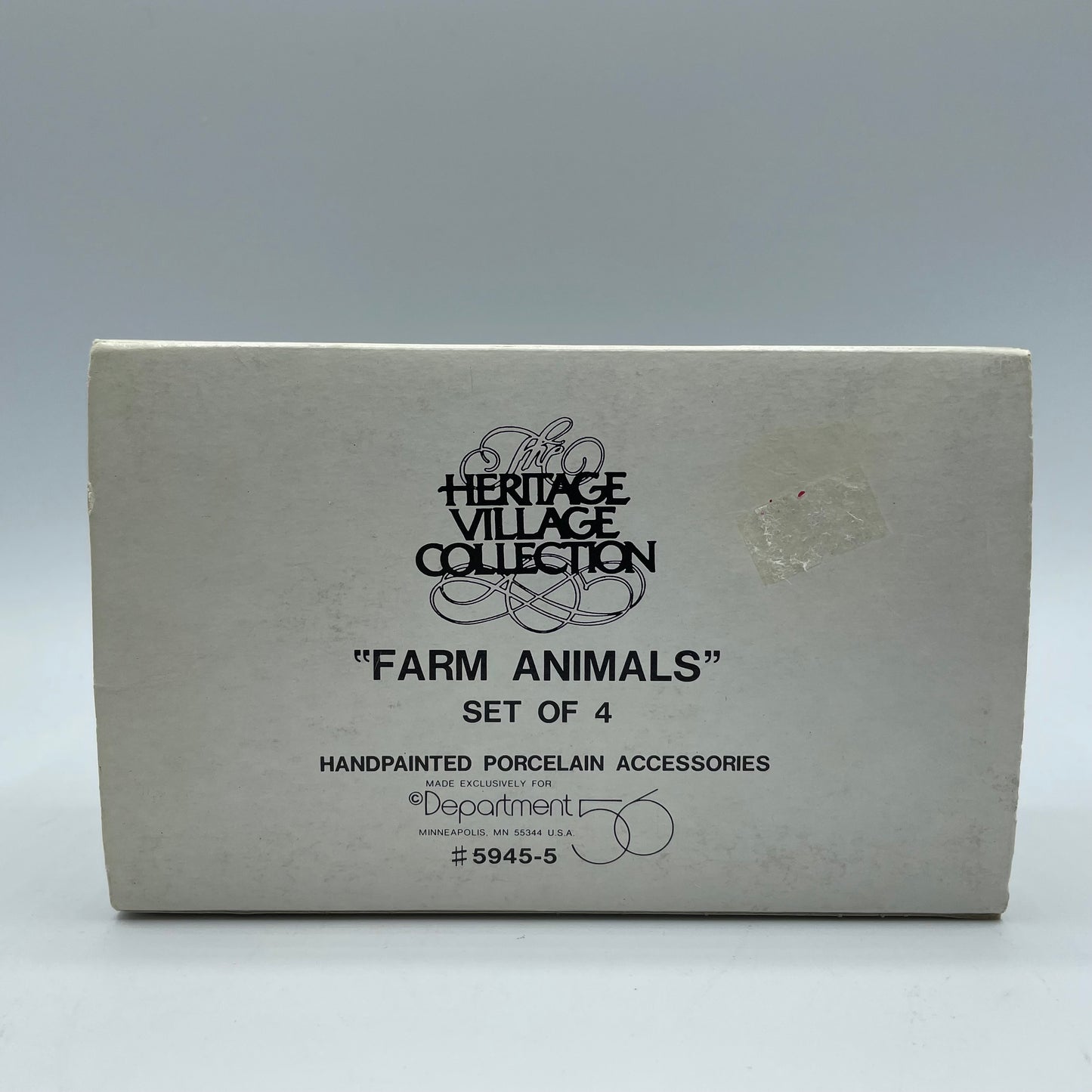 Dept. 56 Heritage Village Collection Farm Animals, Set of 4